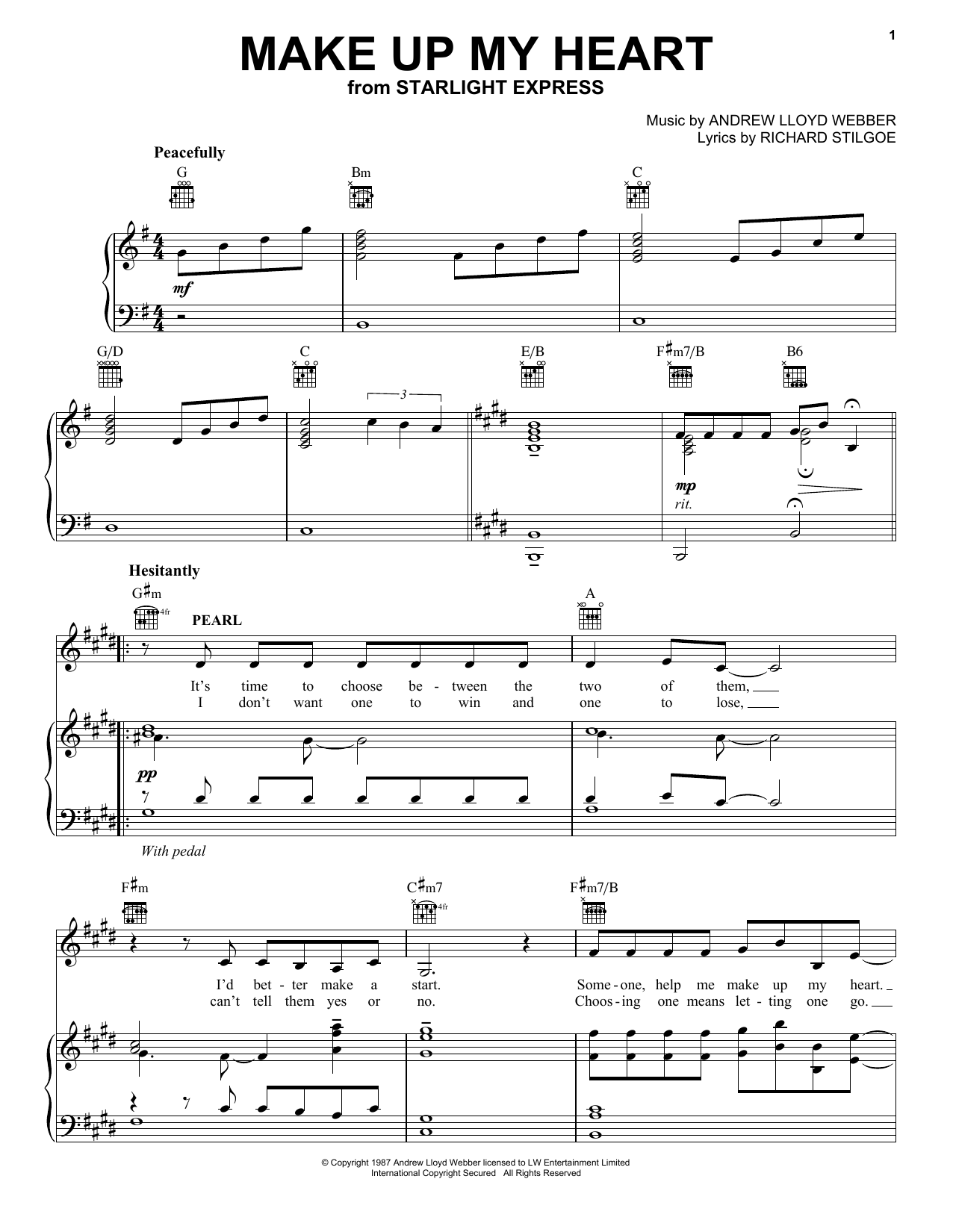 Make Up My Heart (from Starlight Express)