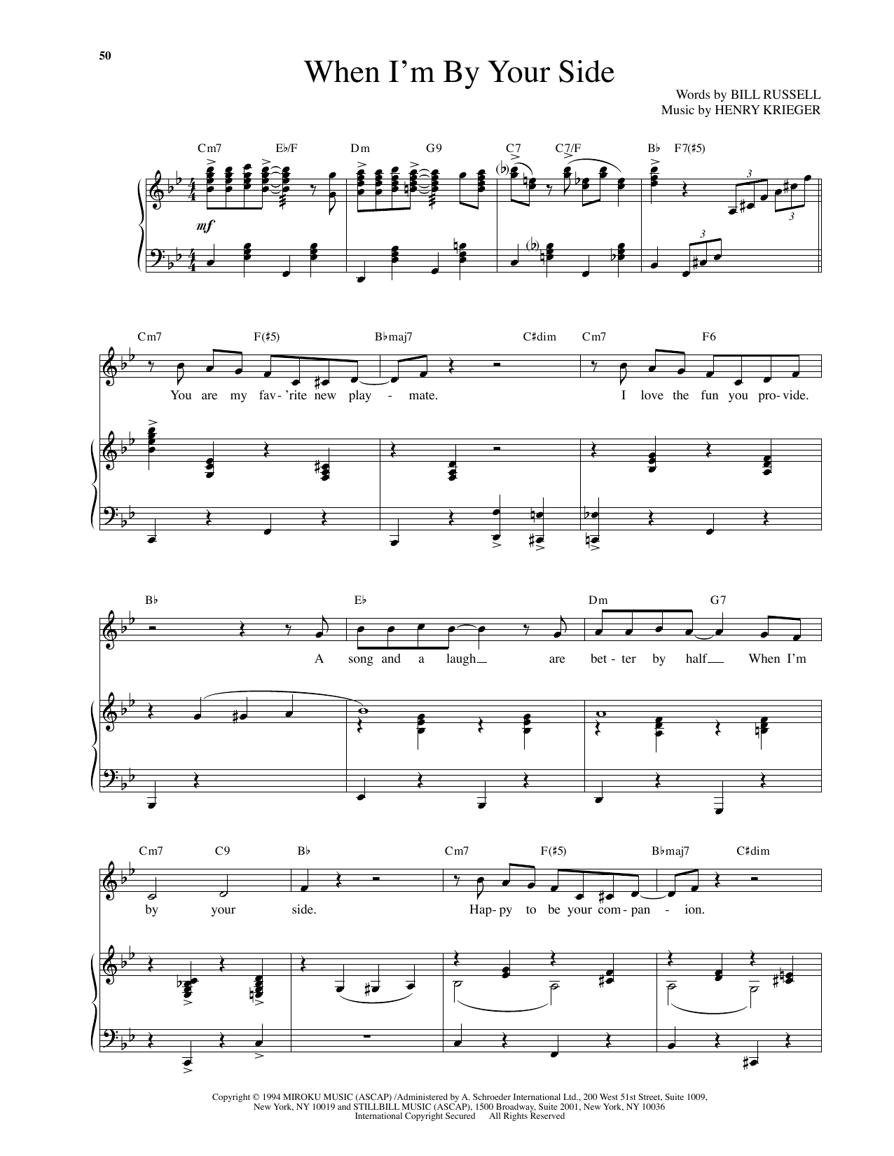 When I'm By Your Side (from Side Show)