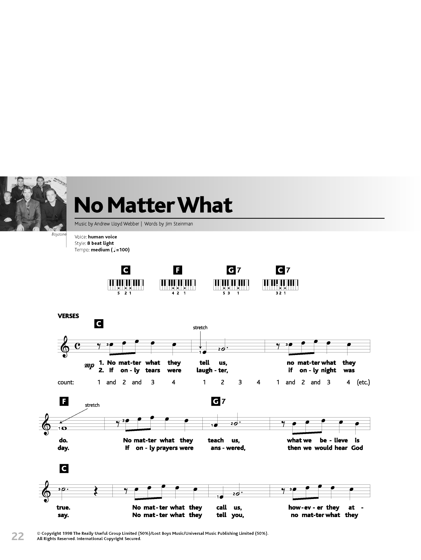 No Matter What (from Whistle Down The Wind)