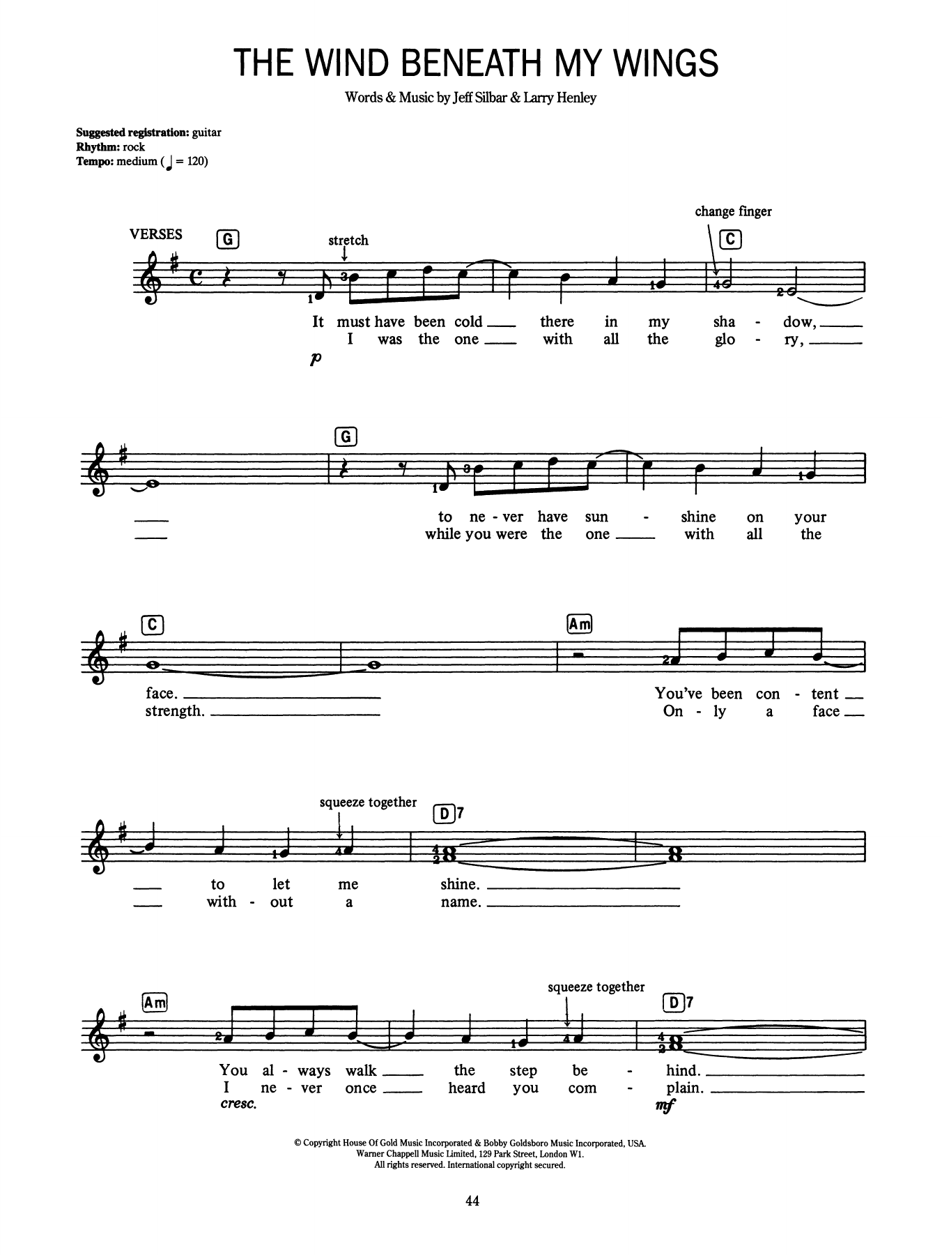 The Wind Beneath My Wings