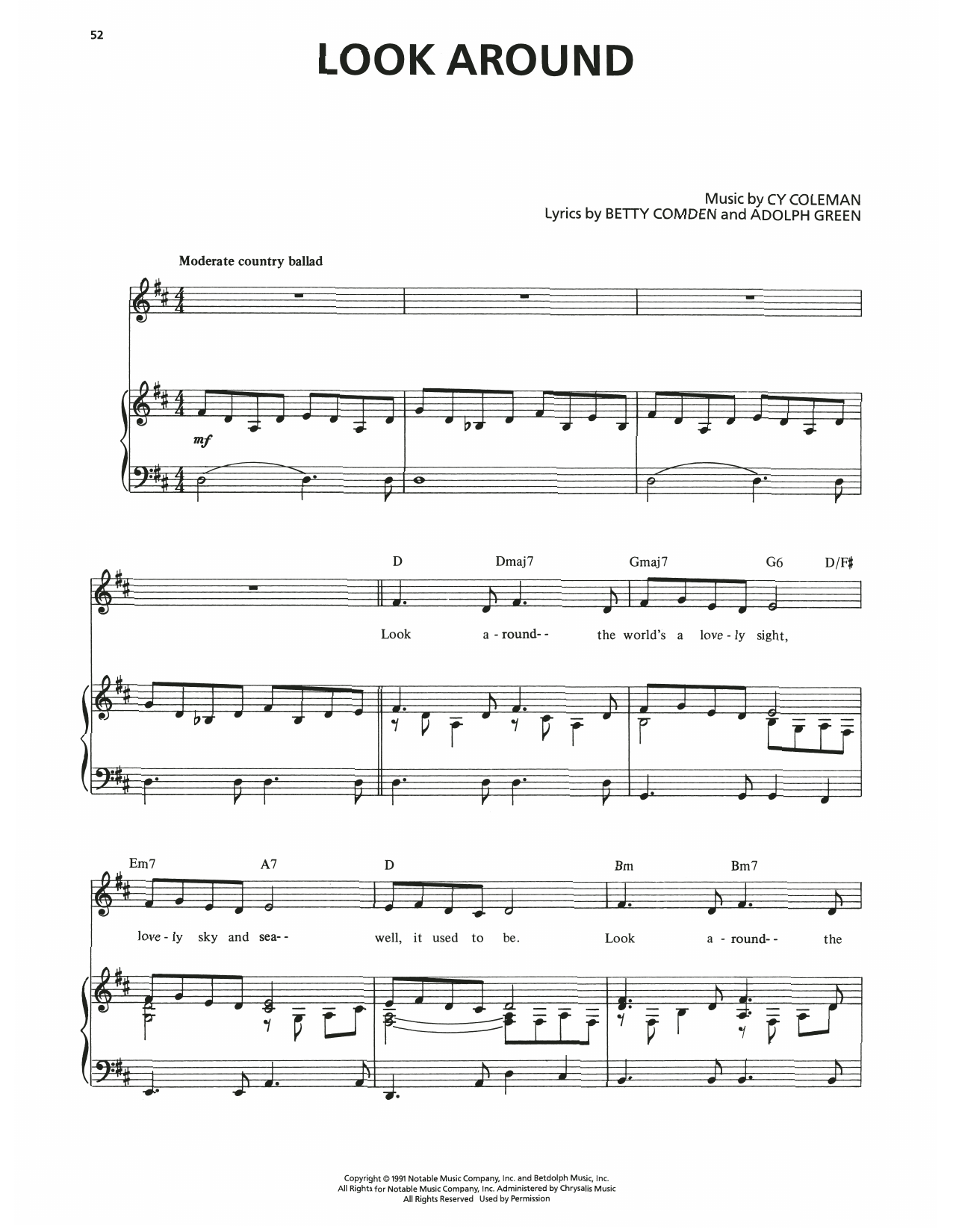 Look Around (from The Will Rogers Follies)