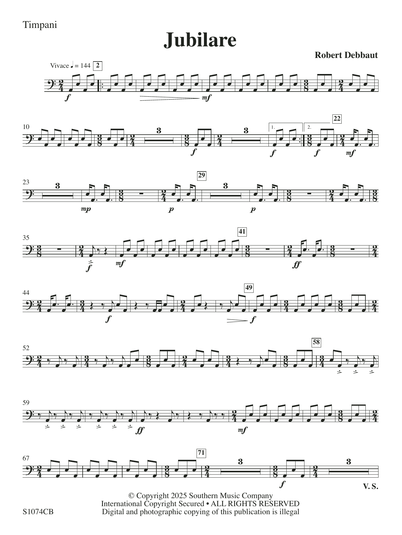 Jubilare - Timpani