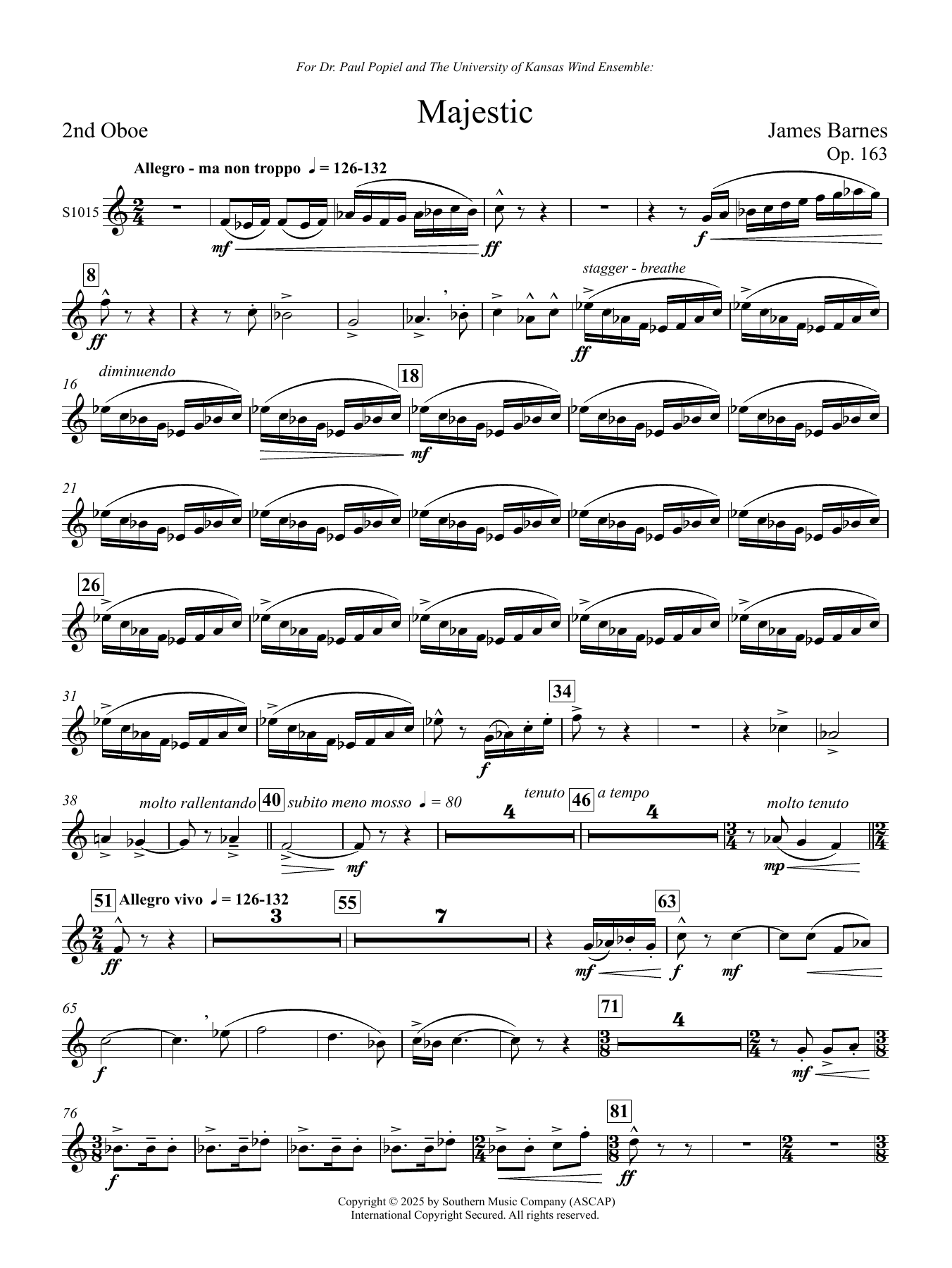 Majestic - Oboe 2