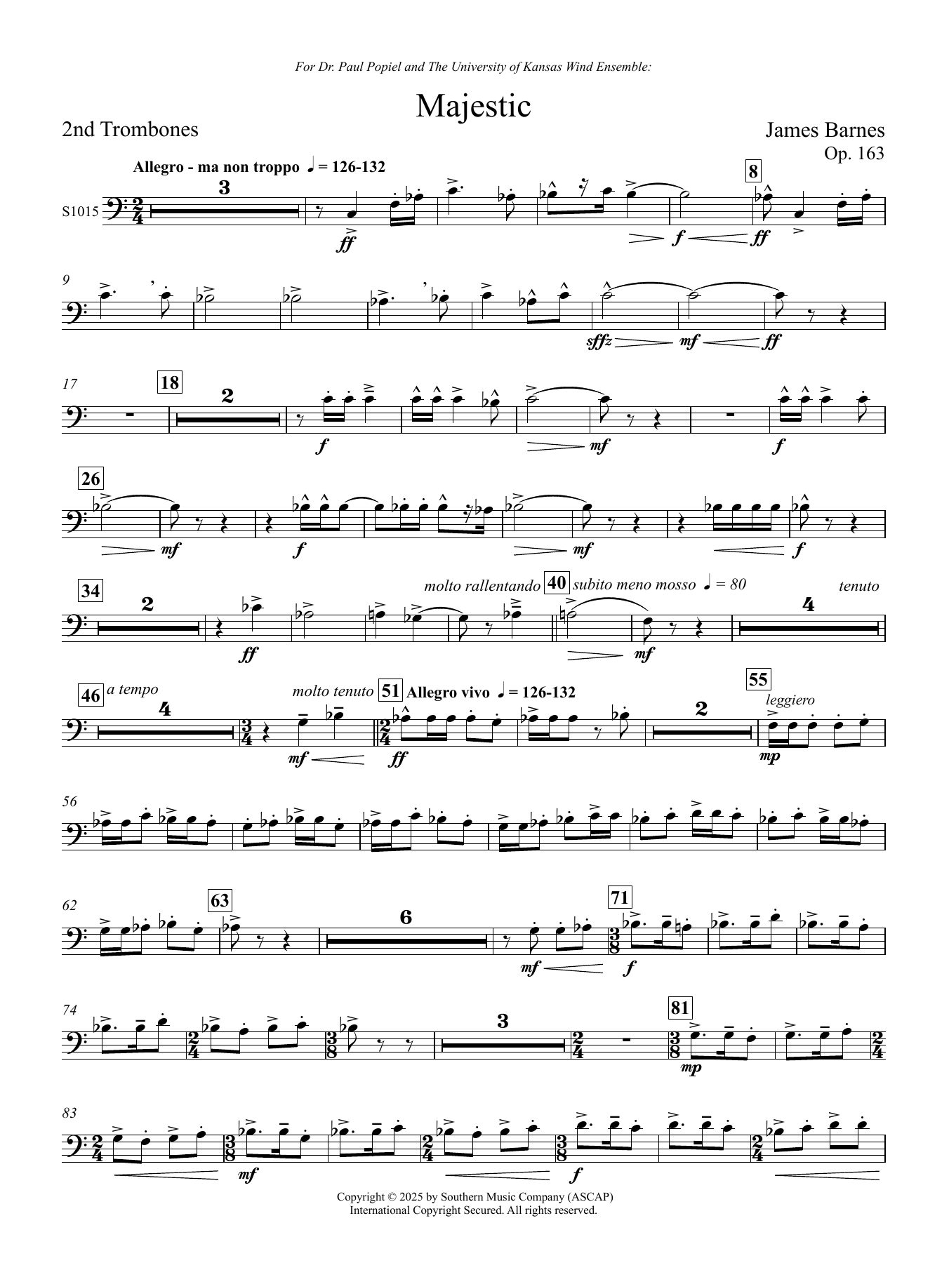 Majestic - Trombone 2