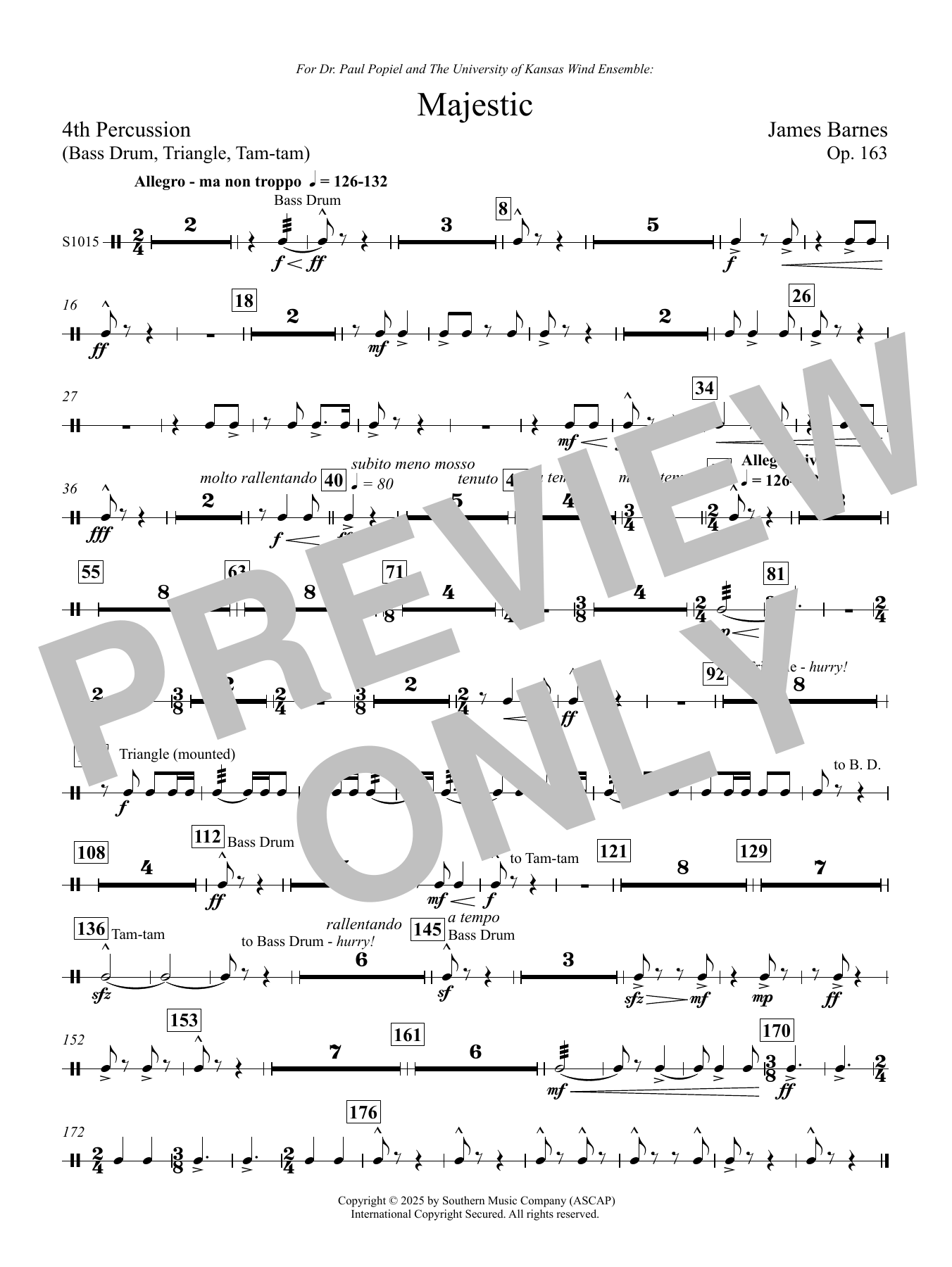 Majestic - Percussion 4