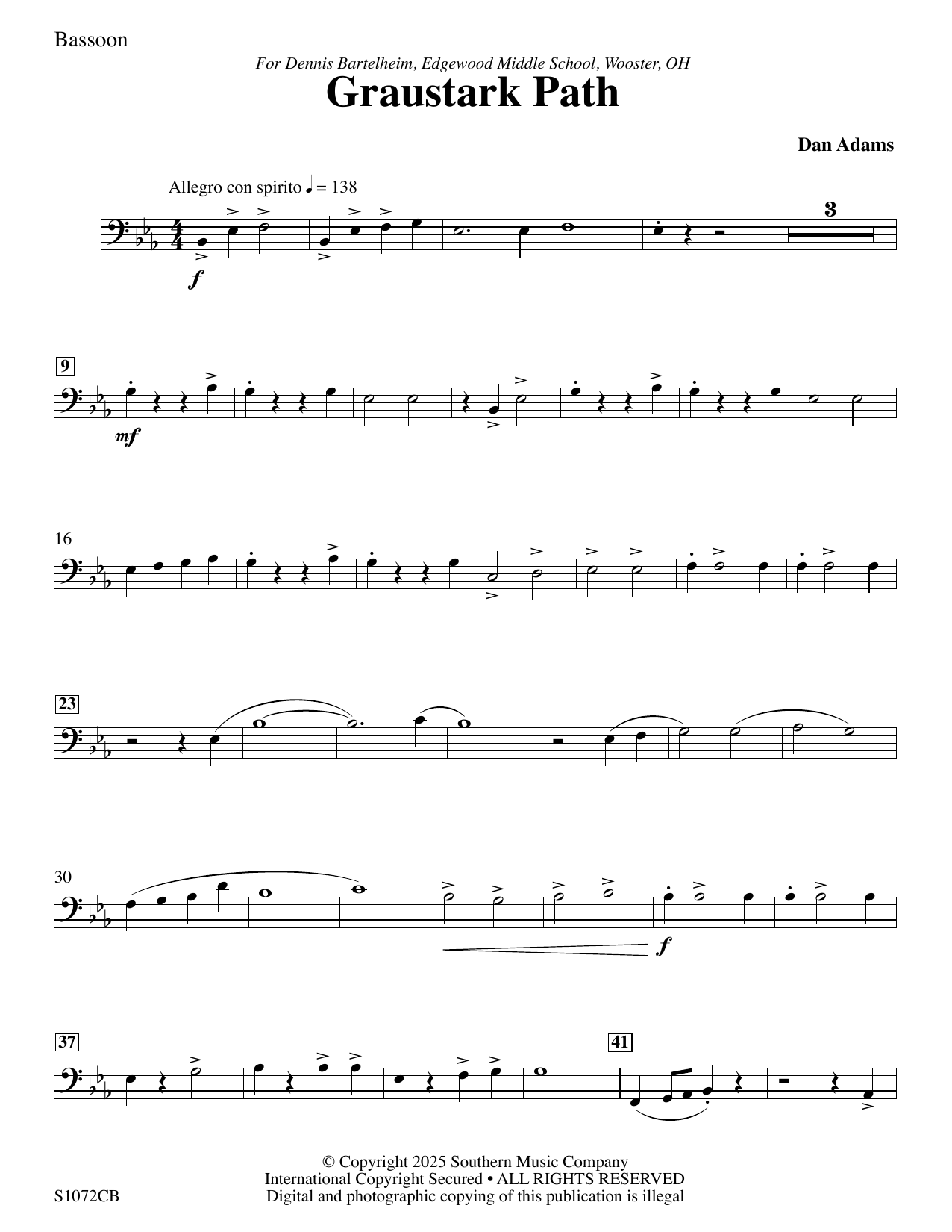 Graustark Path - Bassoon