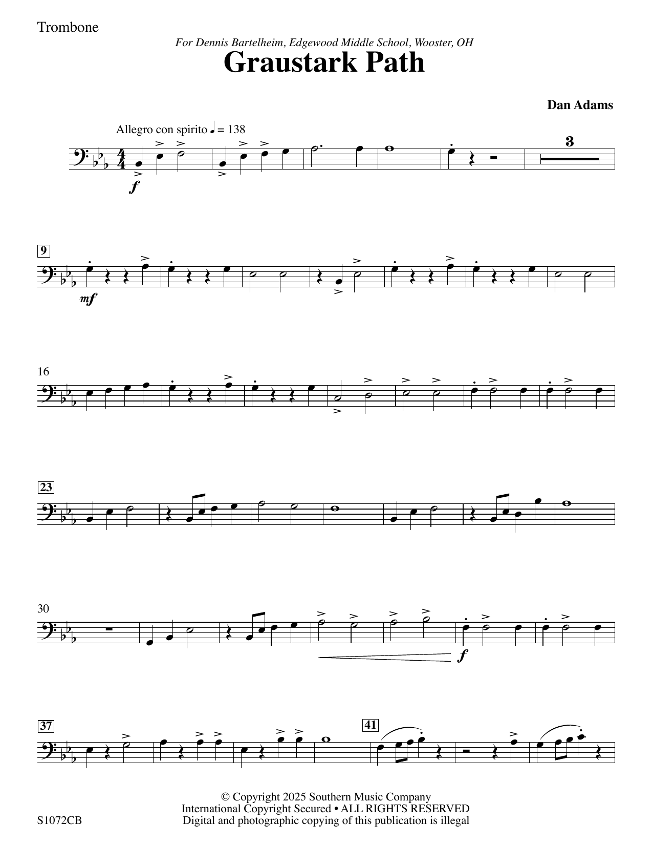 Graustark Path - Trombone