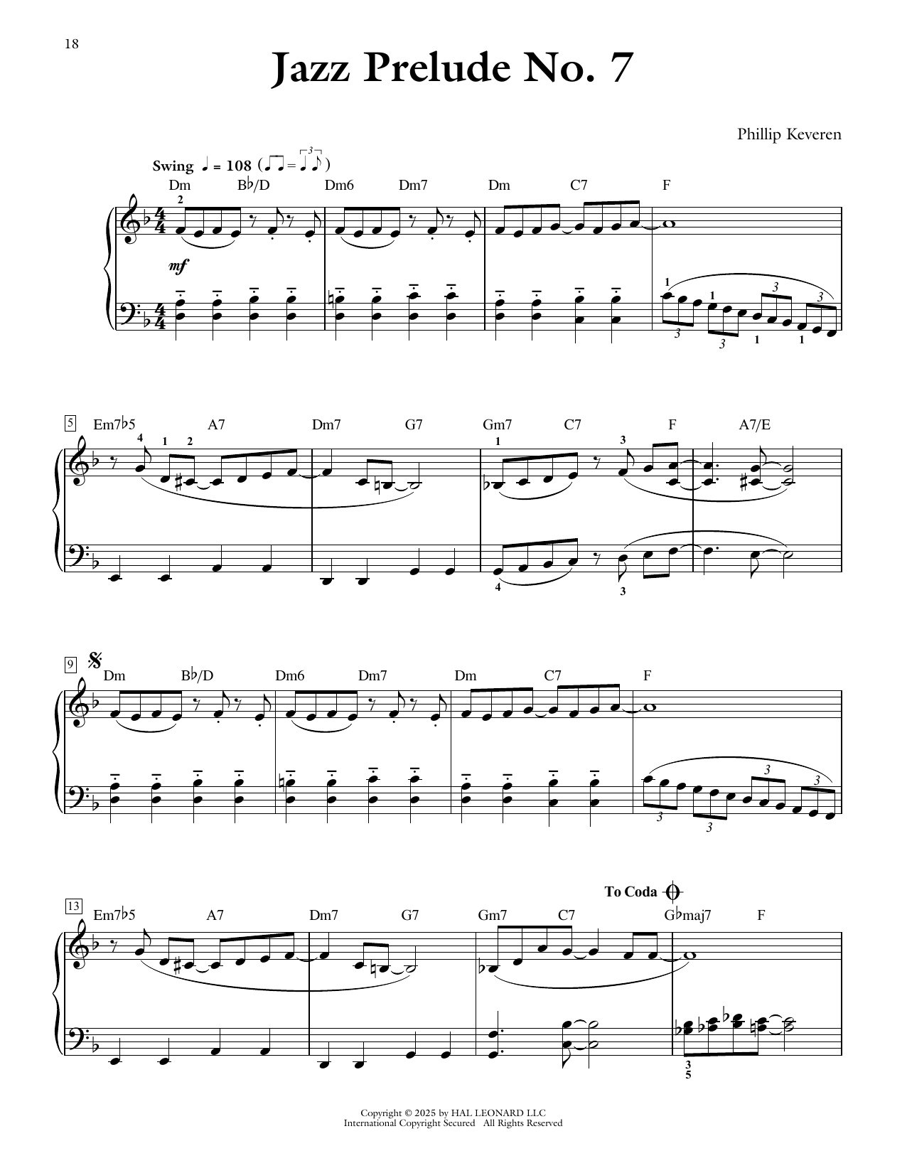 Jazz Prelude No. 7