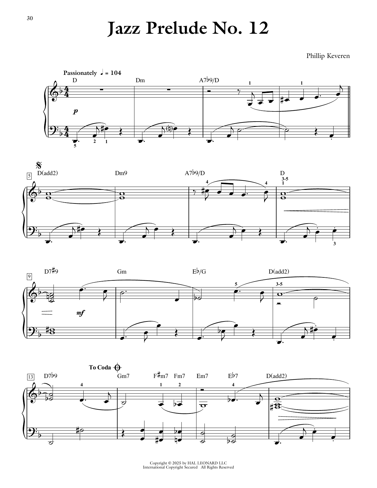 Jazz Prelude No. 12