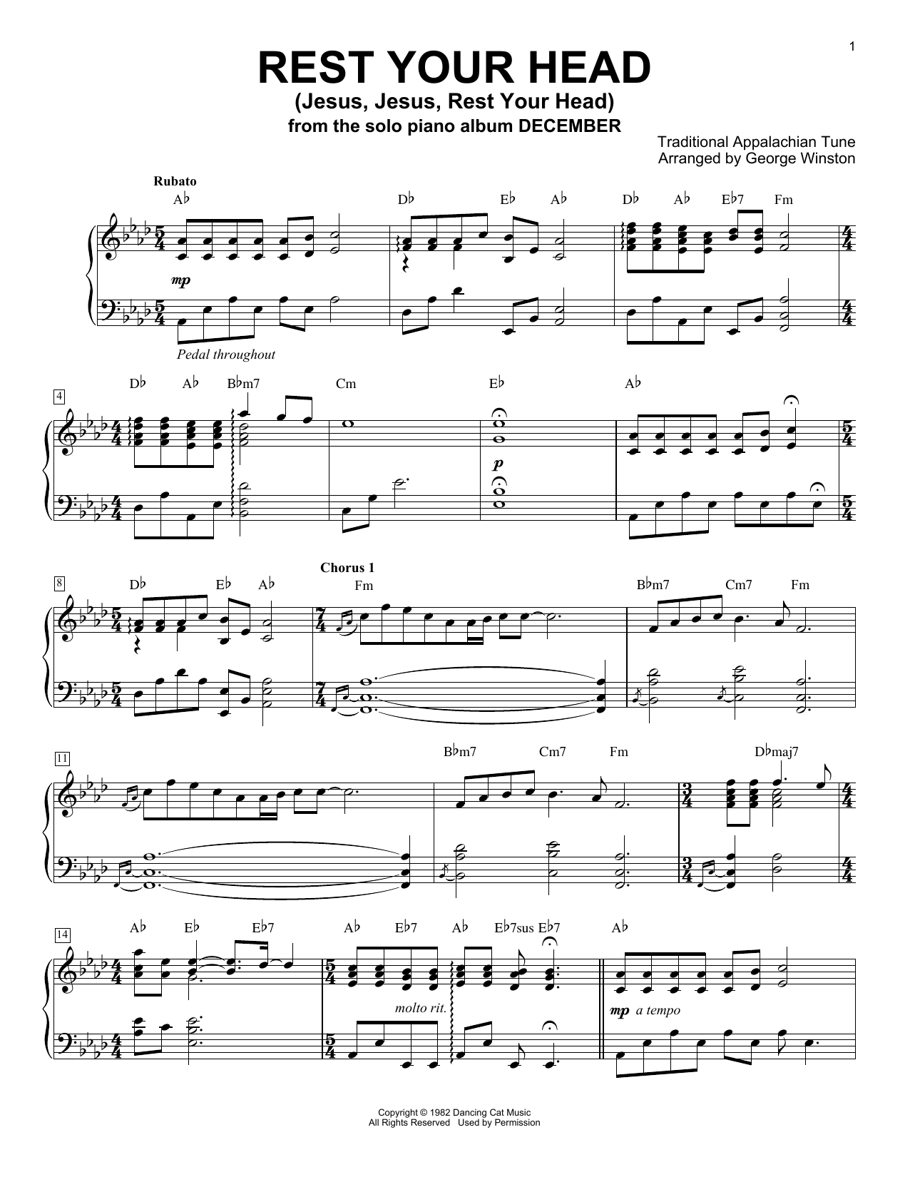 Rest Your Head (Jesus, Jesus, Rest Your Head)