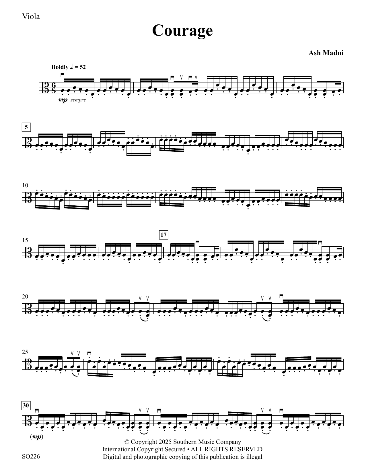 Courage - Viola