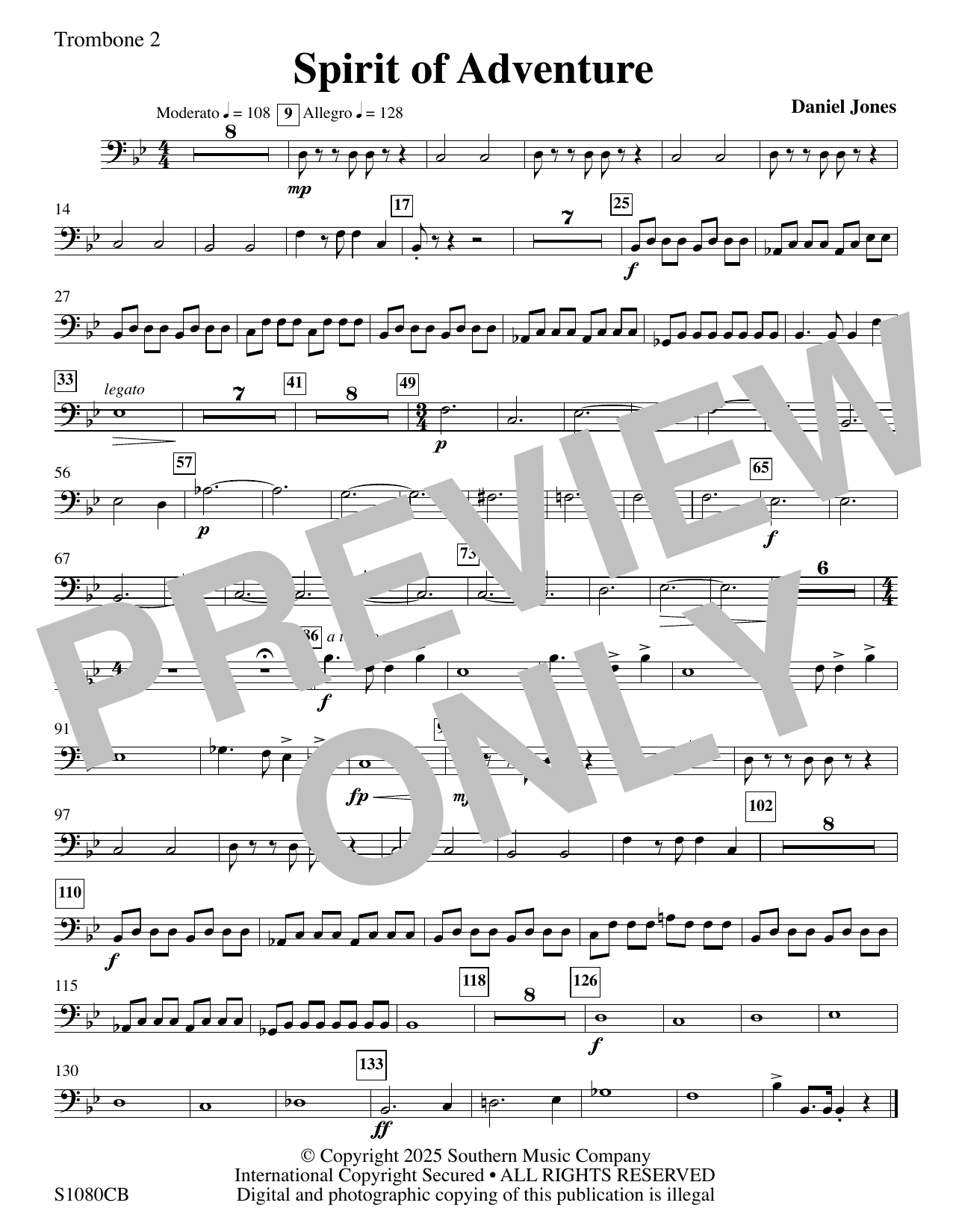 Spirit of Adventure - Trombone 2