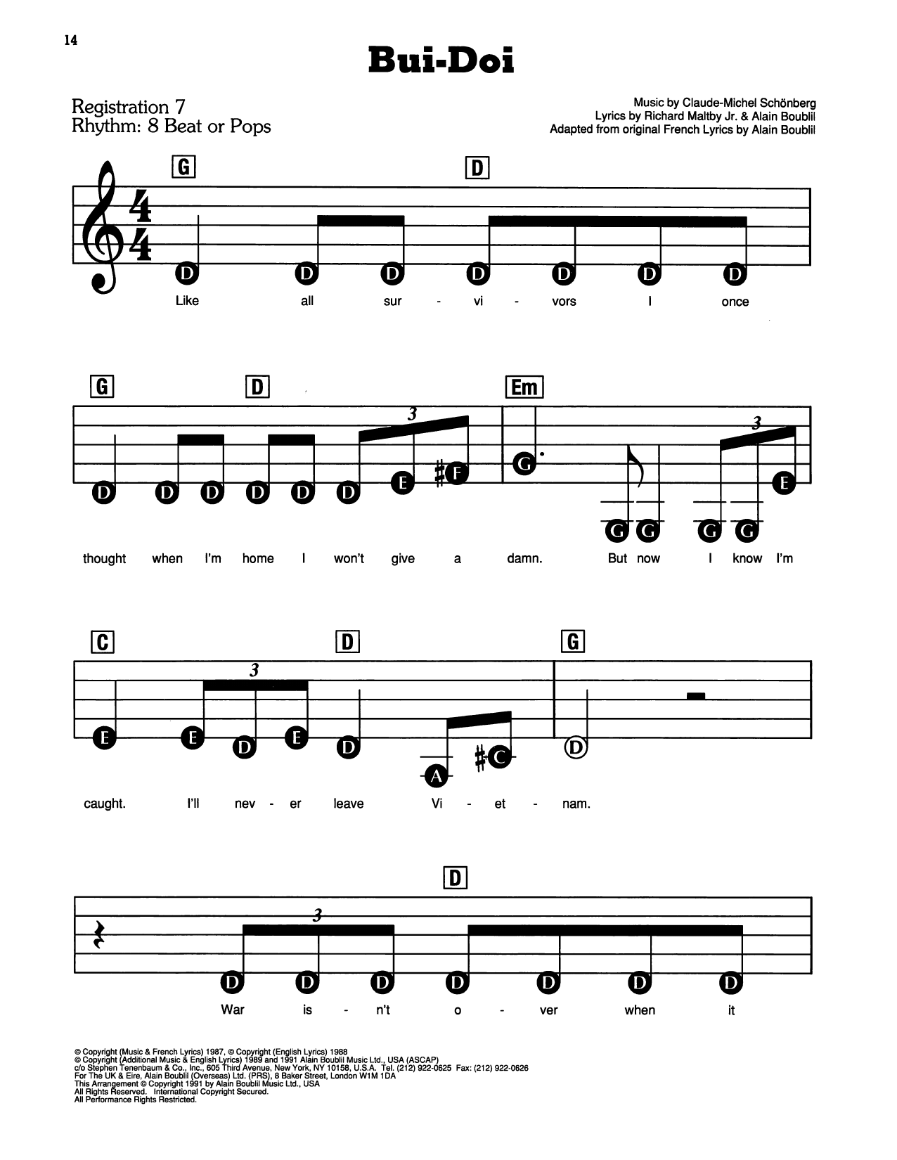 Bui-Doi (from Miss Saigon)