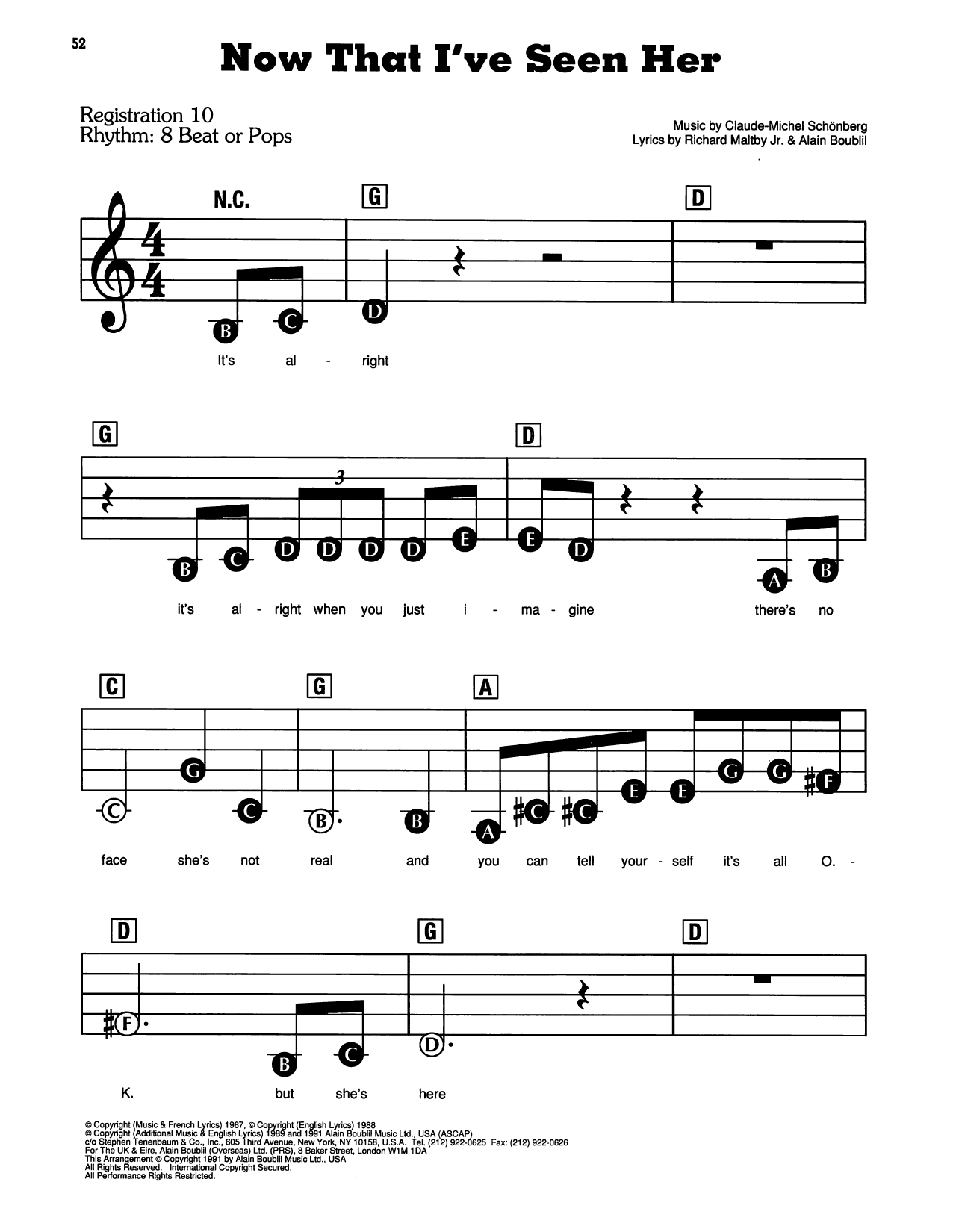 Now That I've Seen Her (from Miss Saigon)