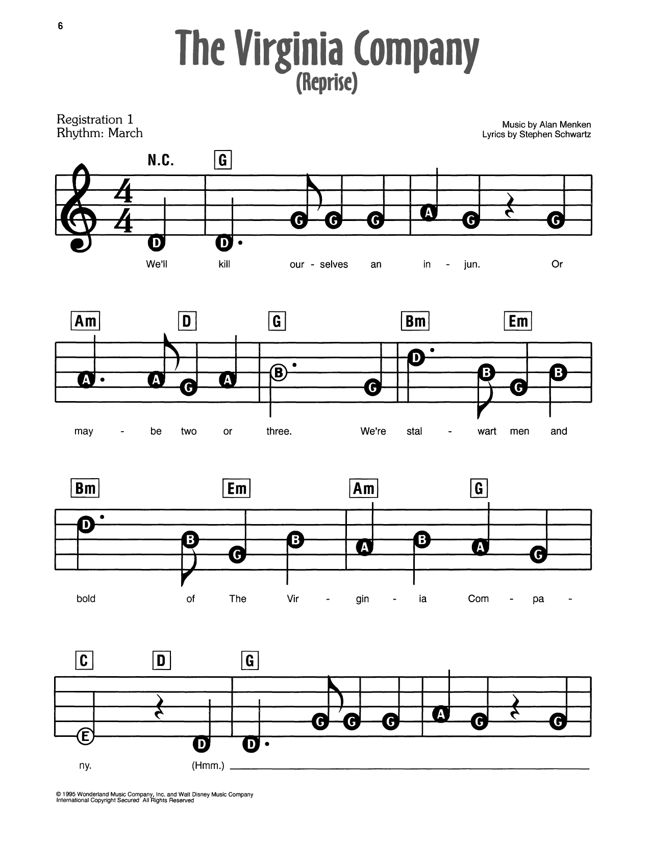 The Virginia Company (Reprise) (from Pocahontas)