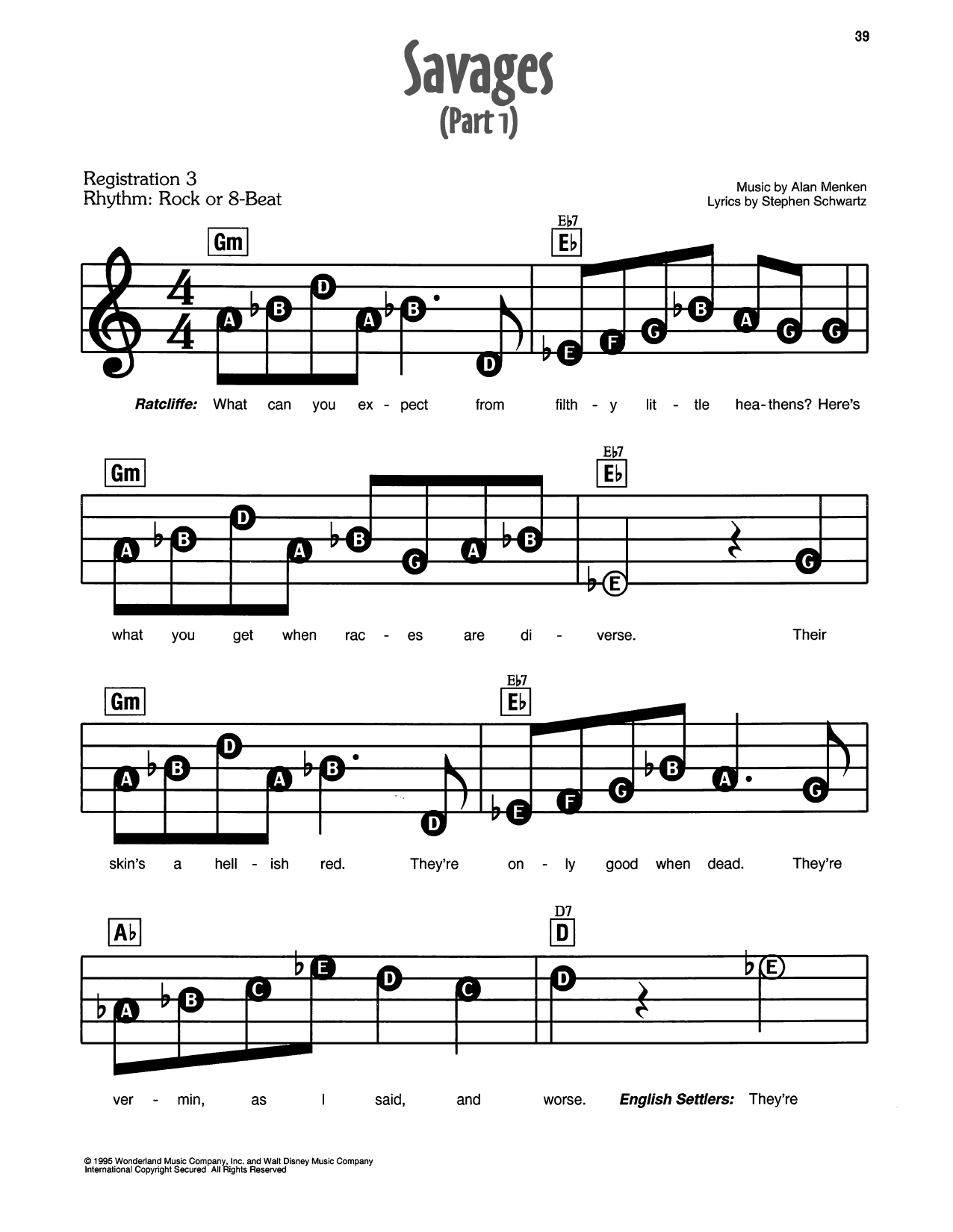 Savages (Part 1) (from Pocahontas)