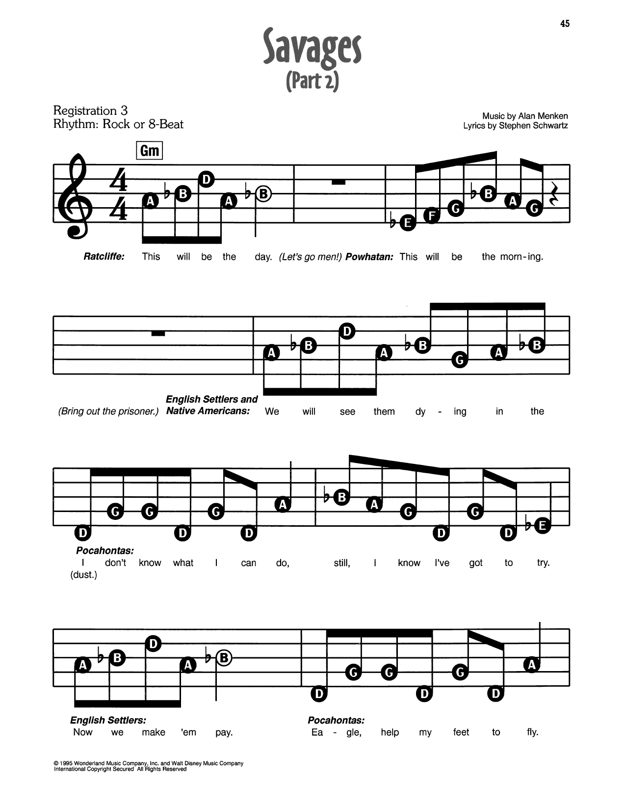 Savages (Part 2) (from Pocahontas)