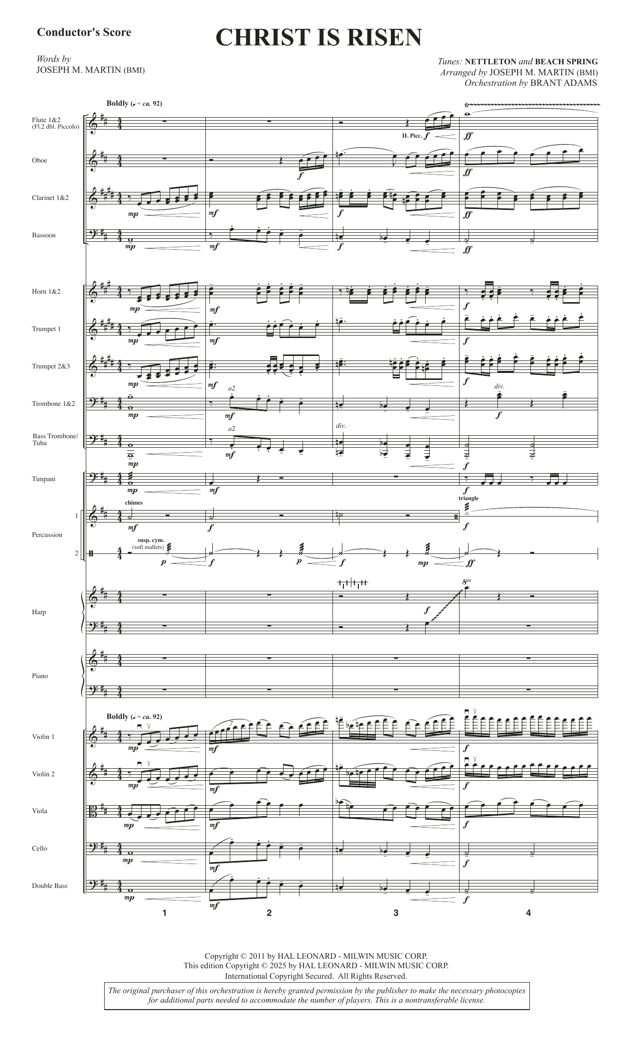 Christ Is Risen (from The Song Everlasting) (Full Orchestration)