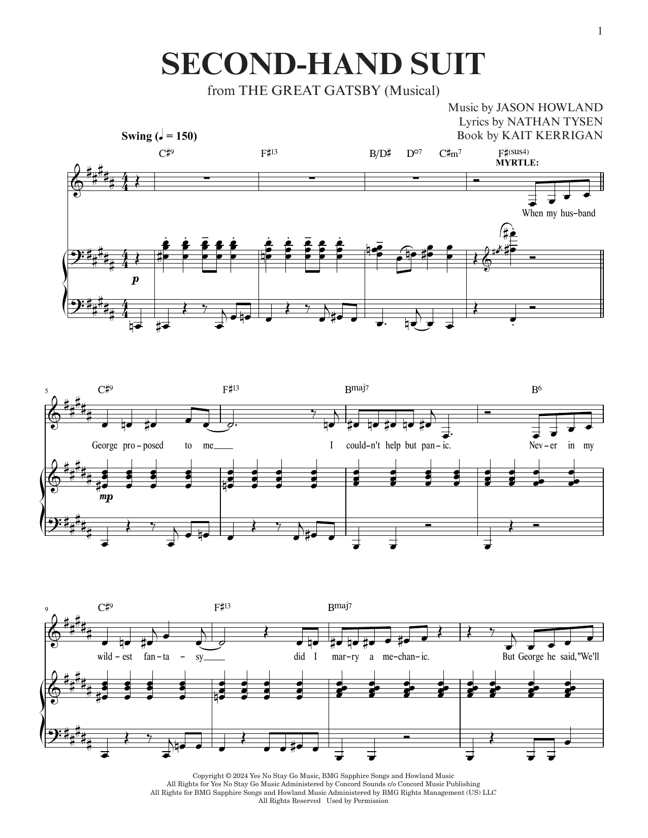 Second-Hand Suit (from The Great Gatsby)