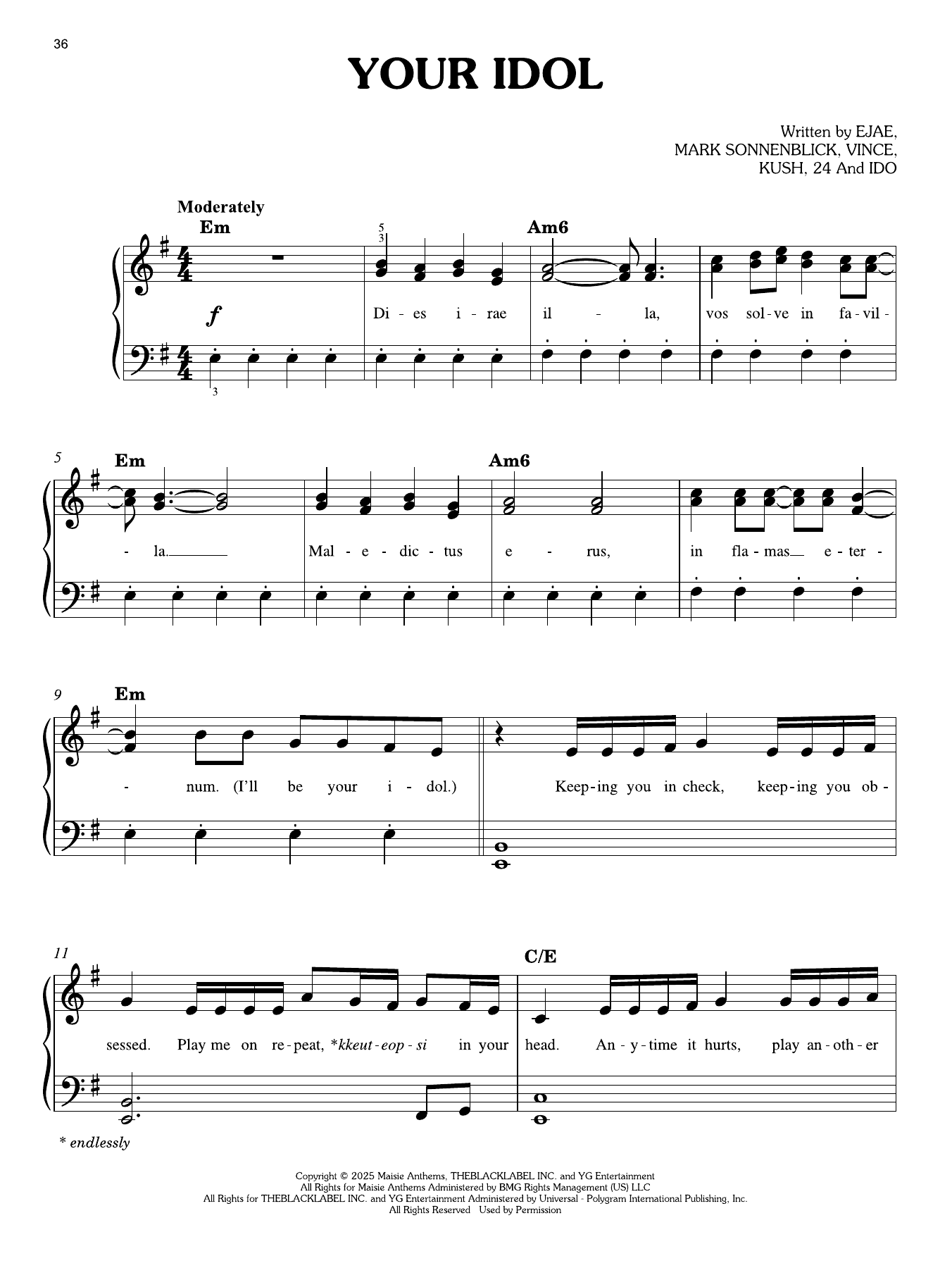 Your Idol (from KPop Demon Hunters)