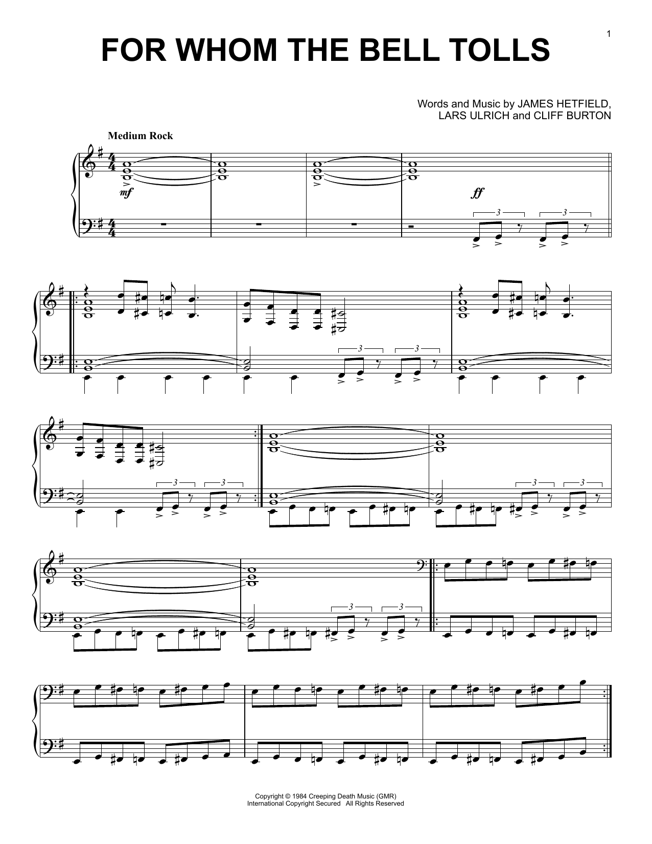 For Whom The Bell Tolls