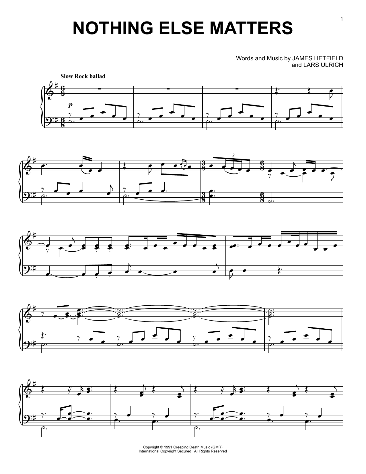 Nothing Else Matters