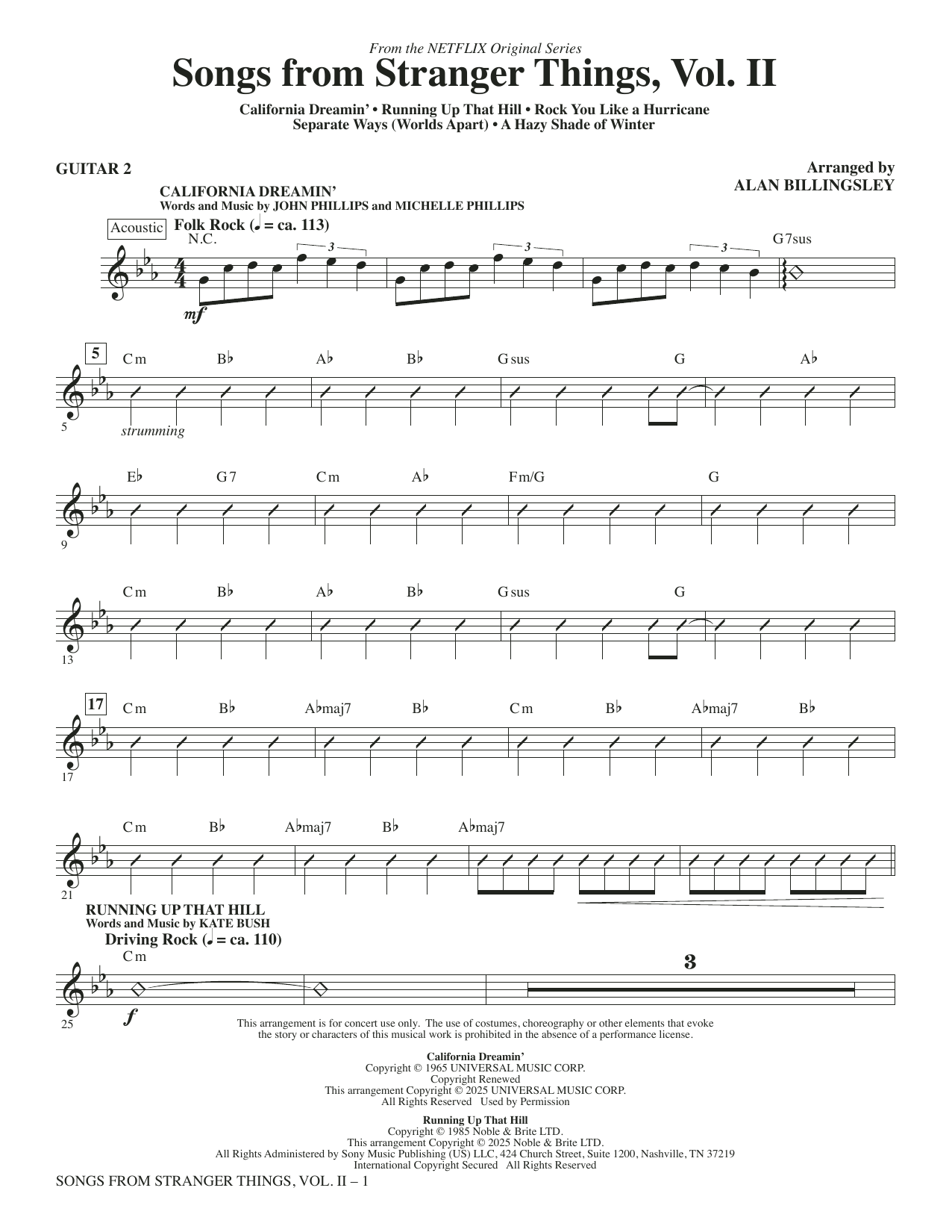 Songs from Stranger Things, Vol. II - Guitar 2