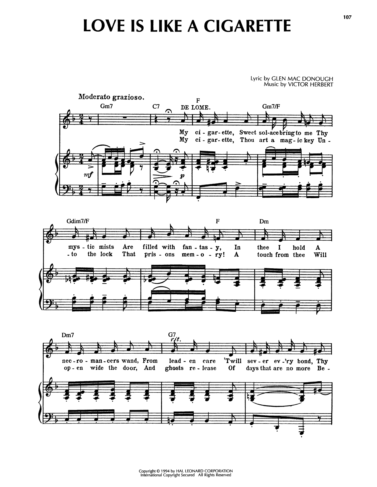 Love Is Like A Cigarette