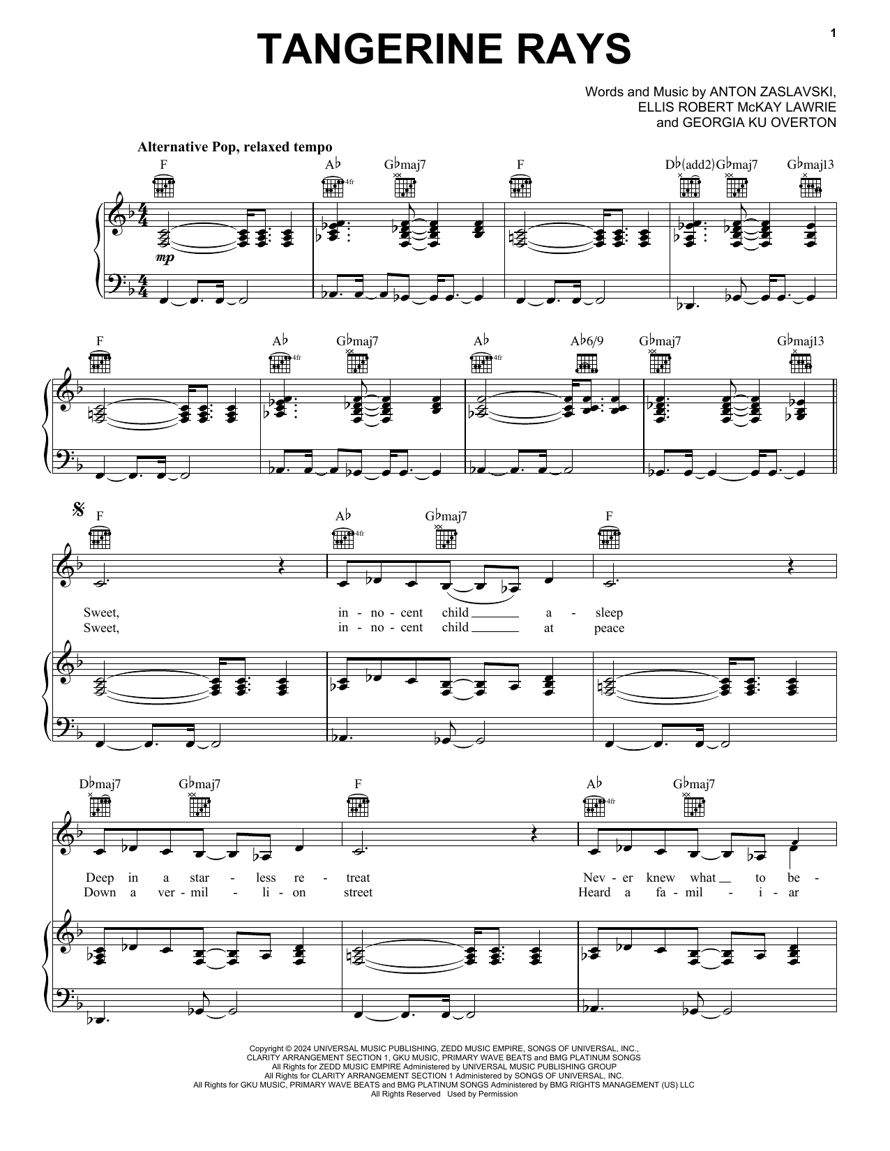 Tangerine Rays (feat. Bea Miller)