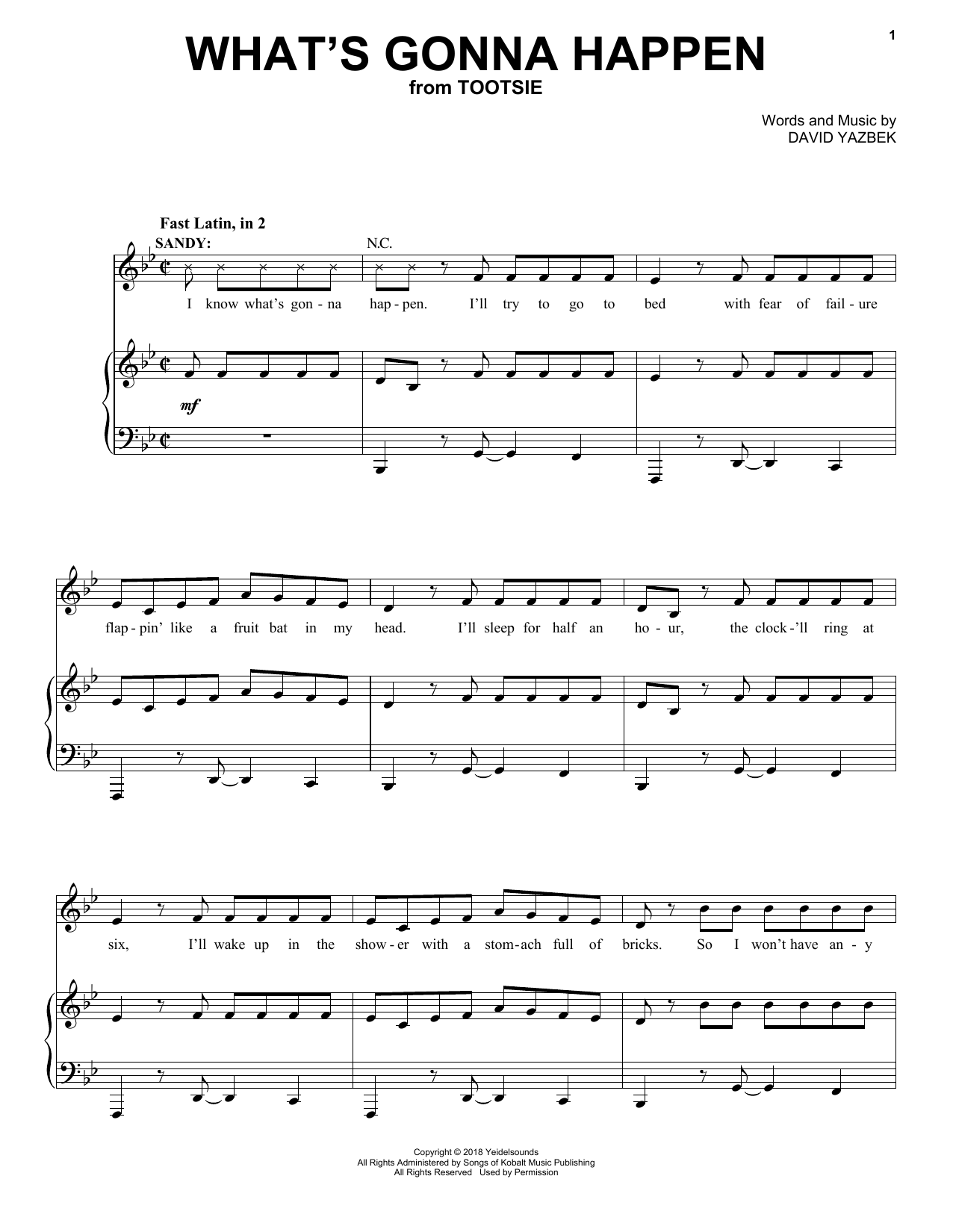 What's Gonna Happen (from Tootsie)