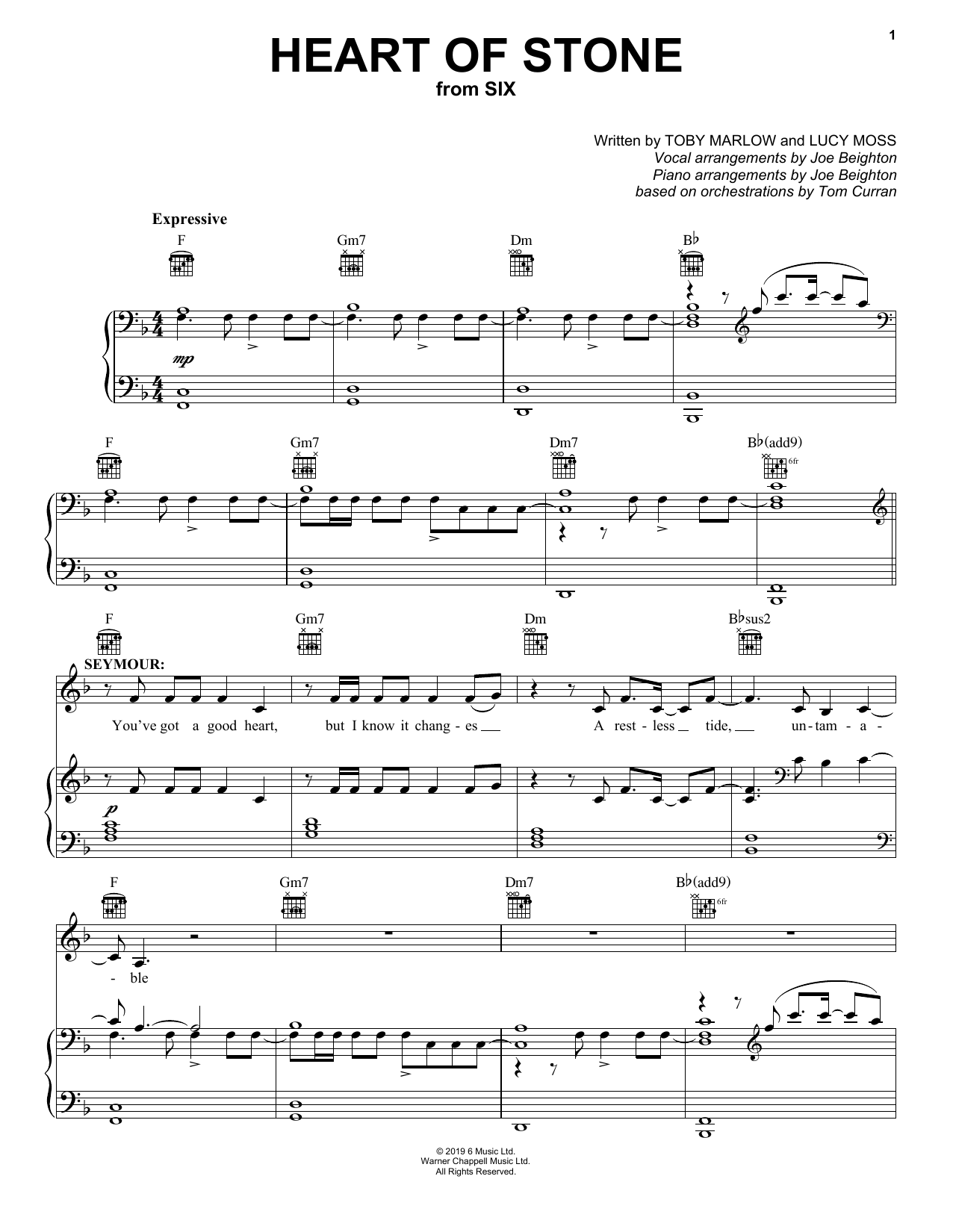 Heart Of Stone (from Six)