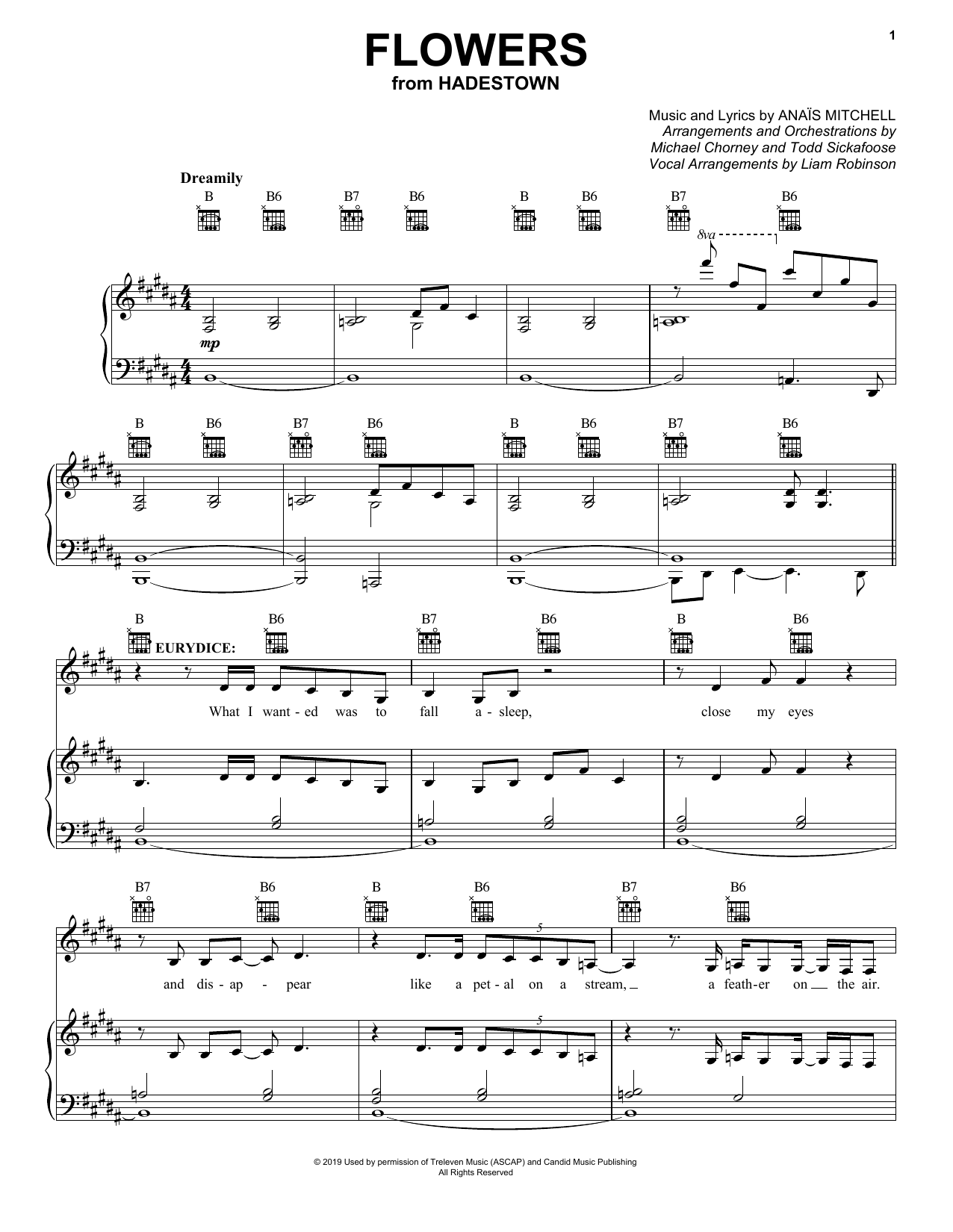 Flowers (from Hadestown)