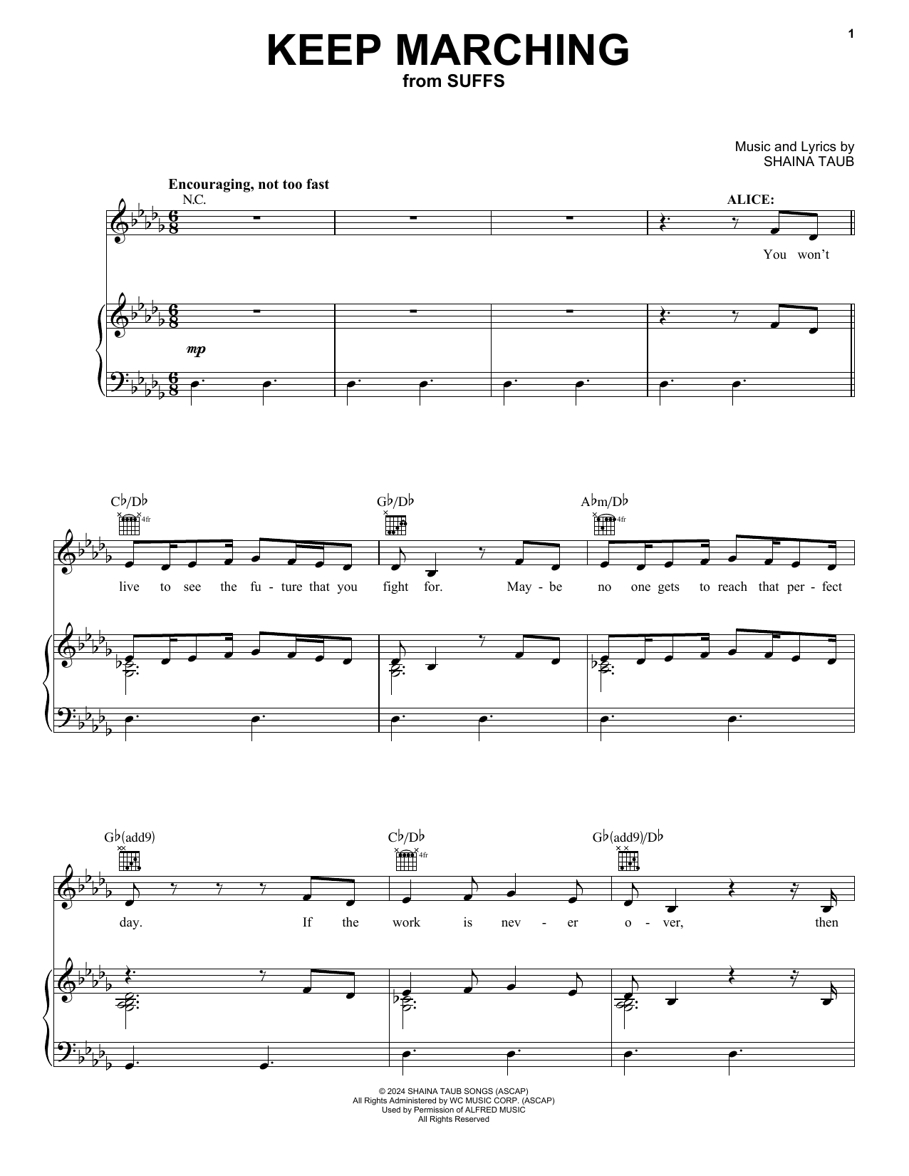 Keep Marching (from Suffs)