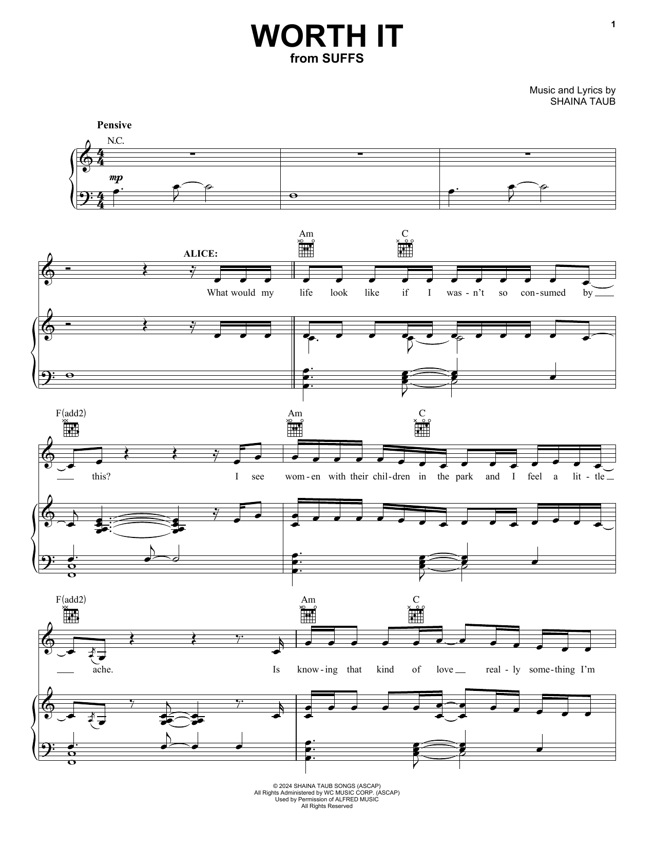 Worth It (from Suffs)