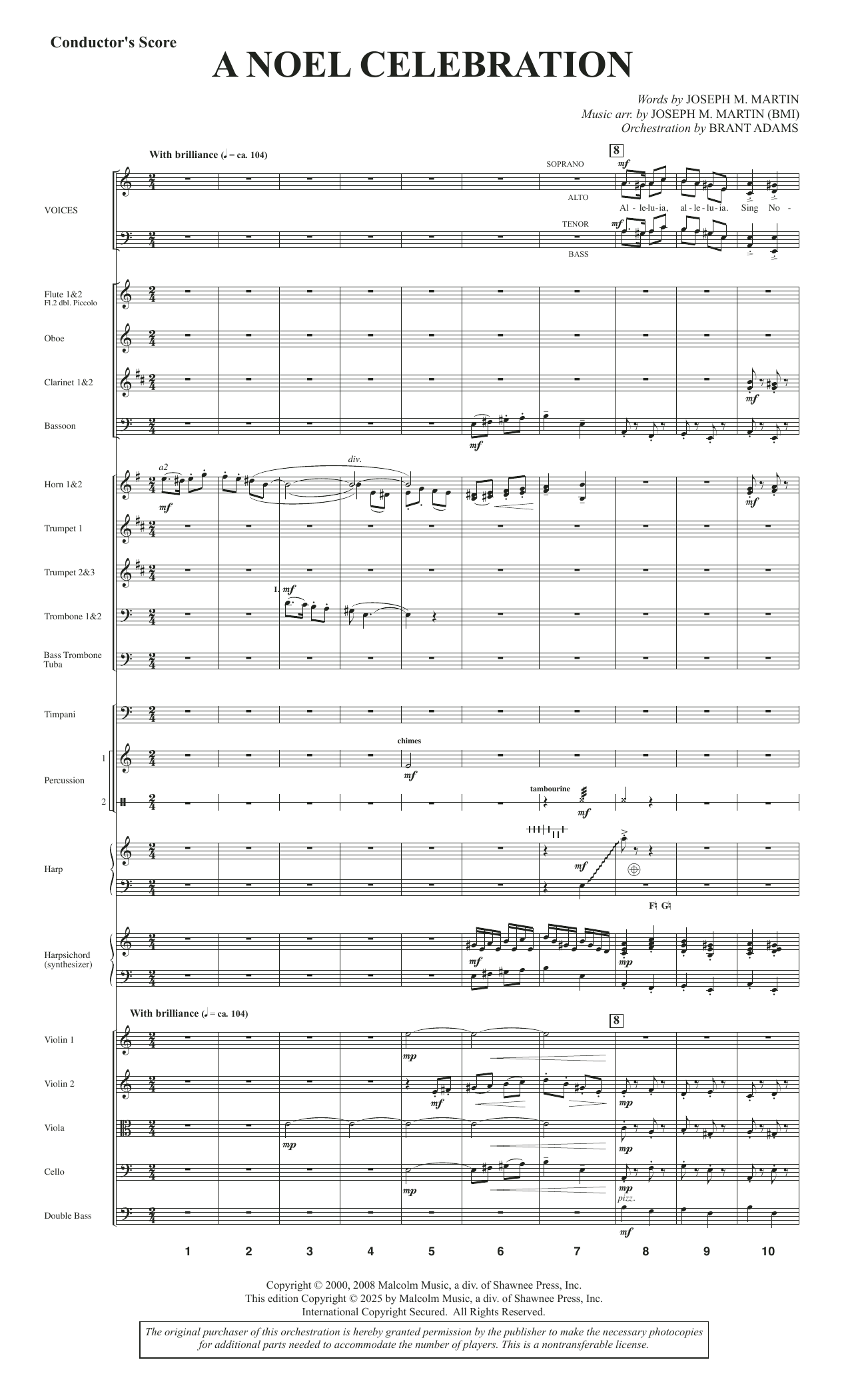 A Noel Celebration - Conductor Score (Full Score)