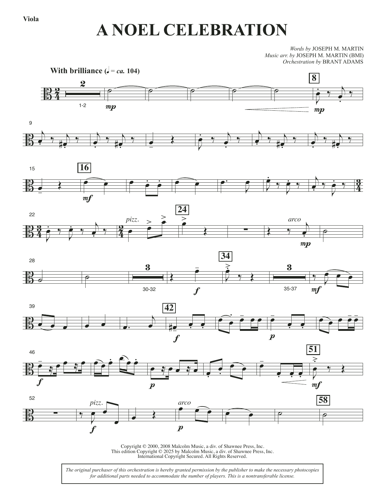 A Noel Celebration - Viola