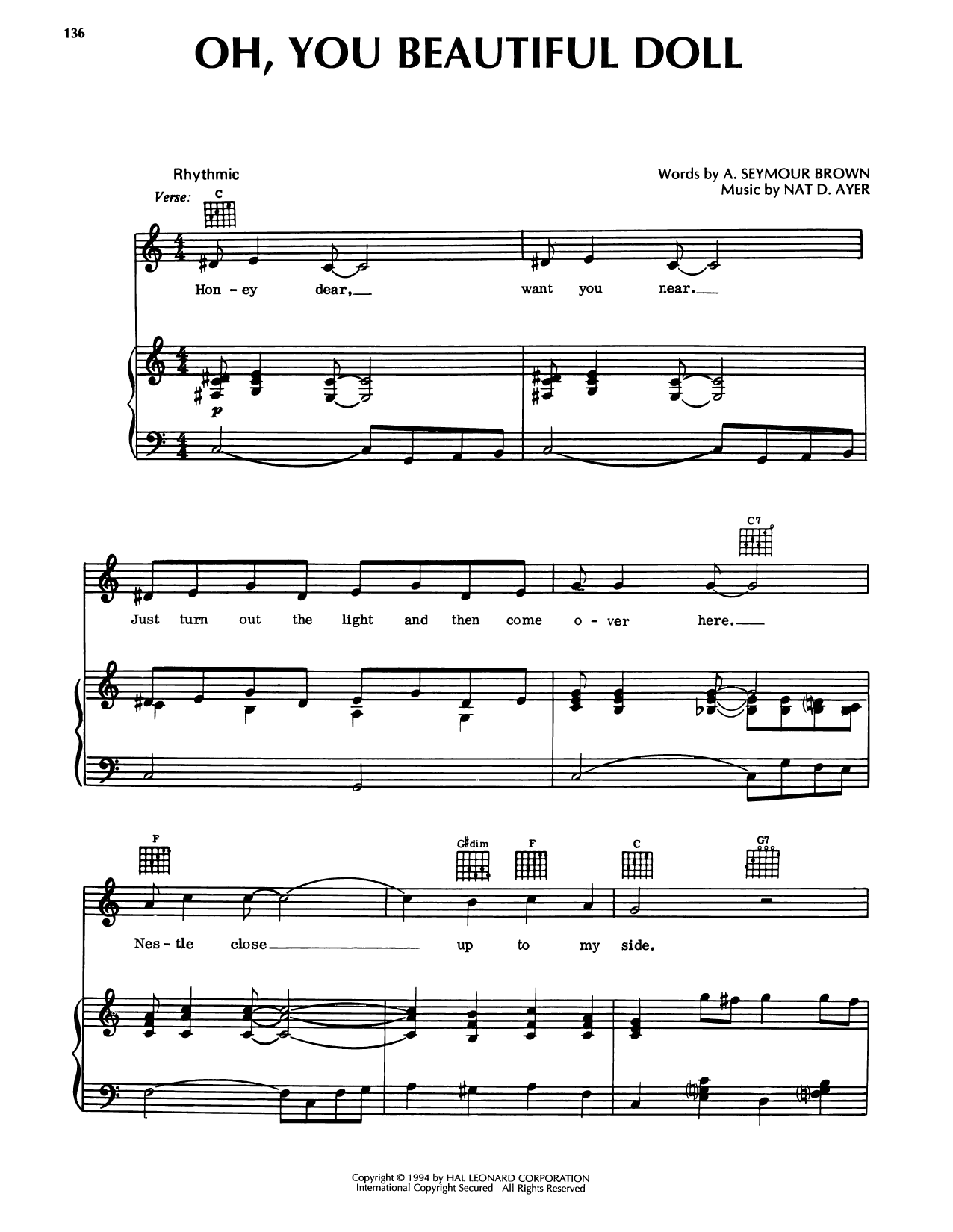 Oh, You Beautiful Doll