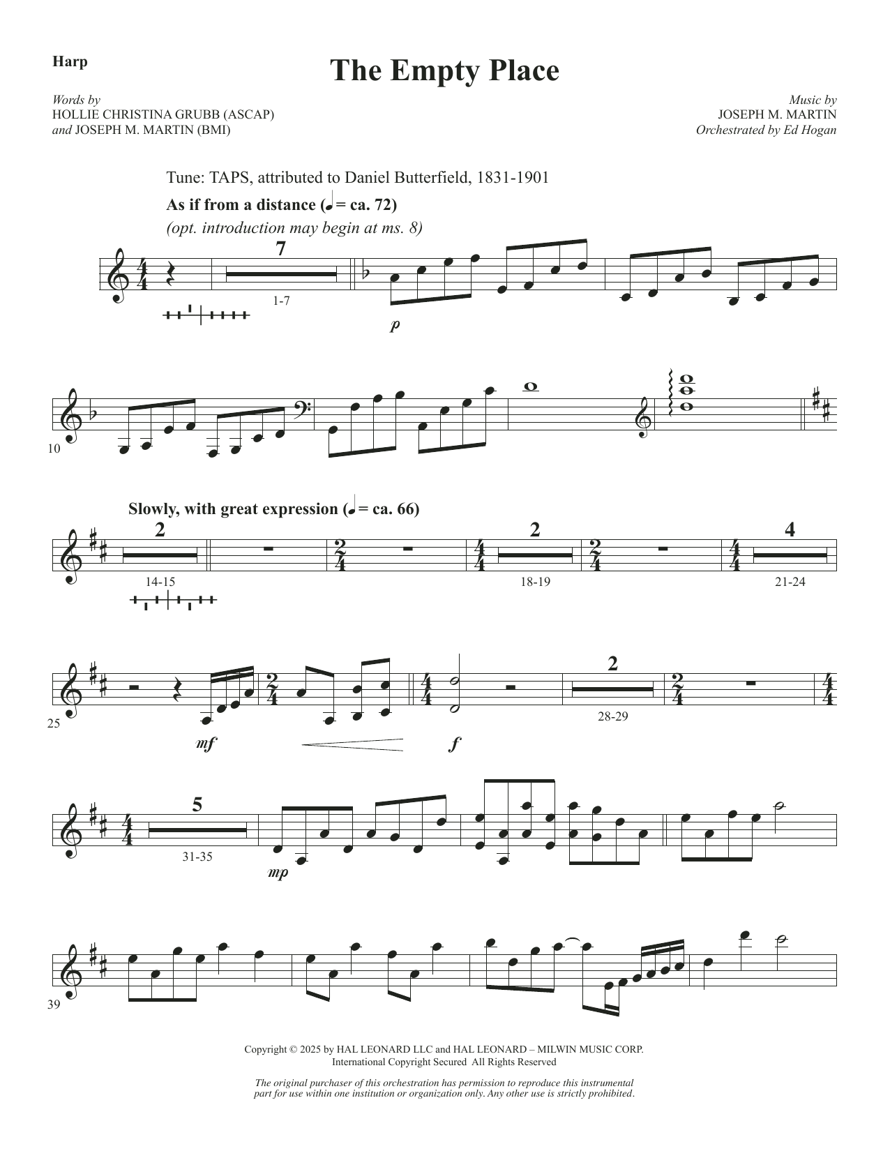 The Empty Place - Harp