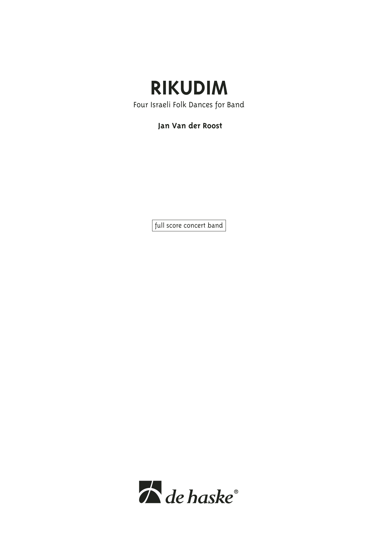 Rikudim - Full Score