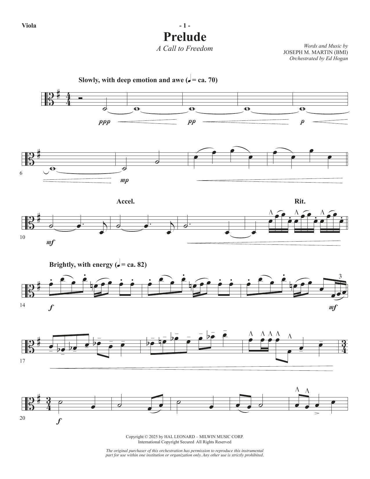 The Four Freedoms - Viola