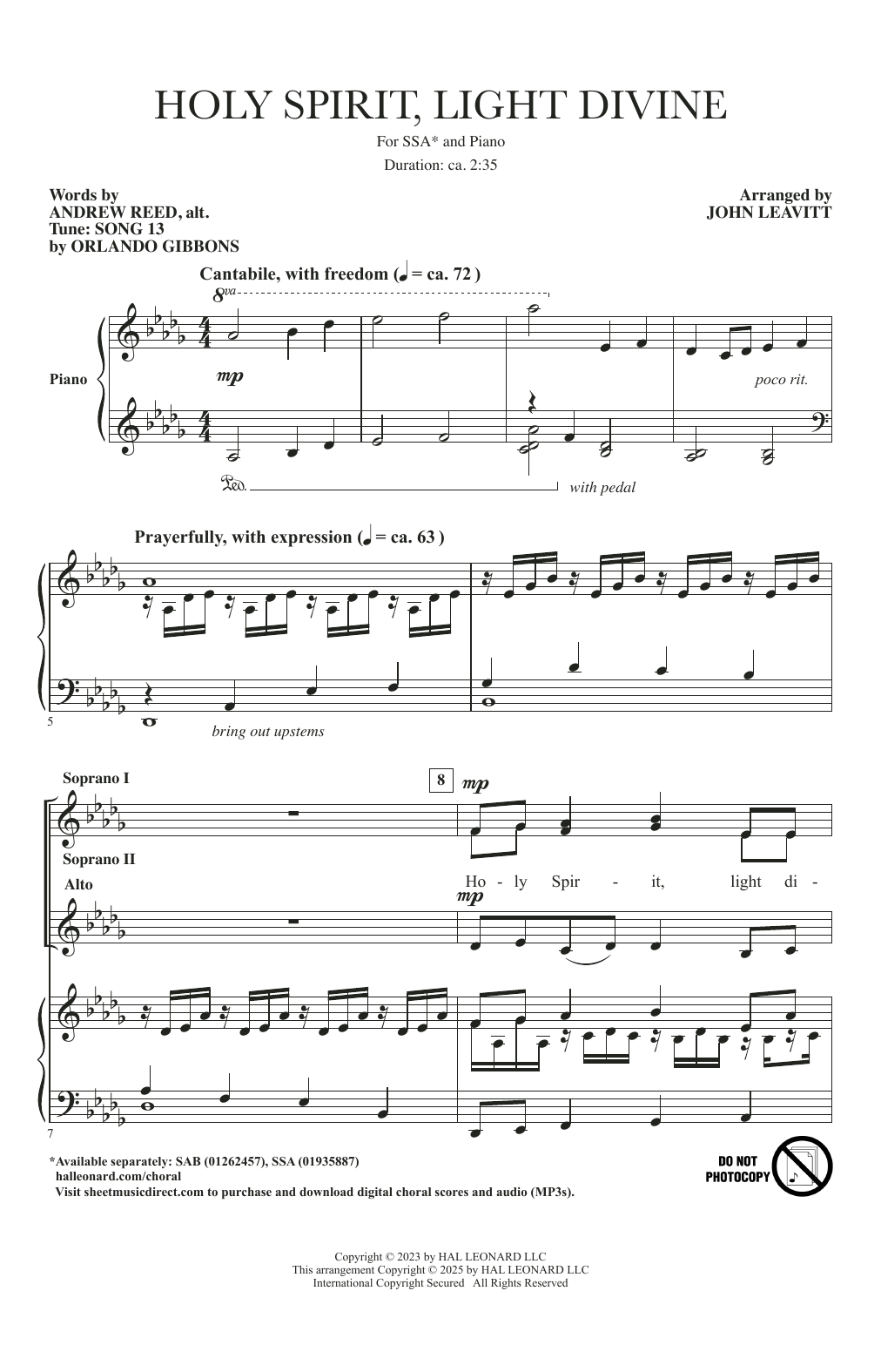 Holy Spirit, Light Divine