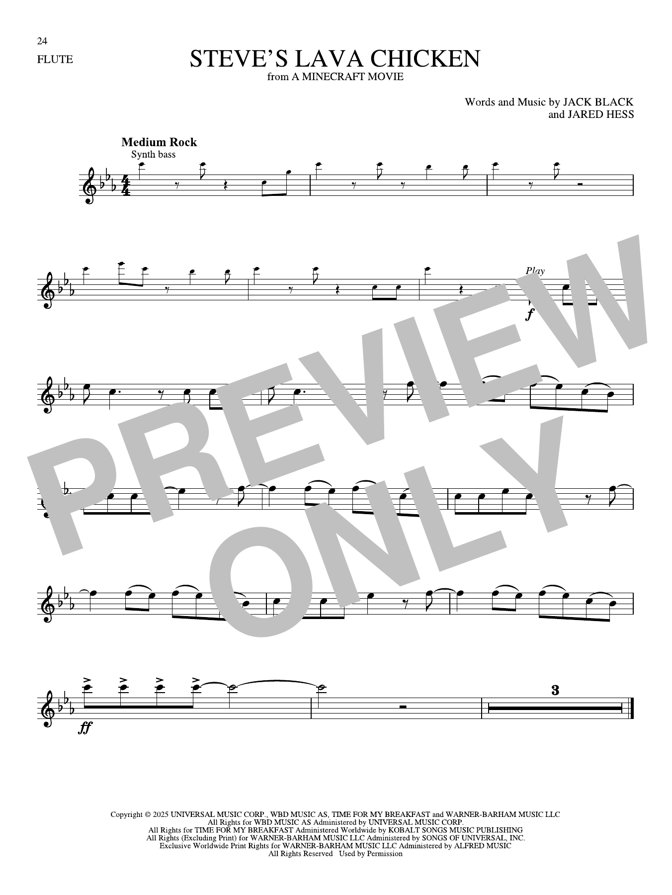 Steve's Lava Chicken (from A Minecraft Movie)