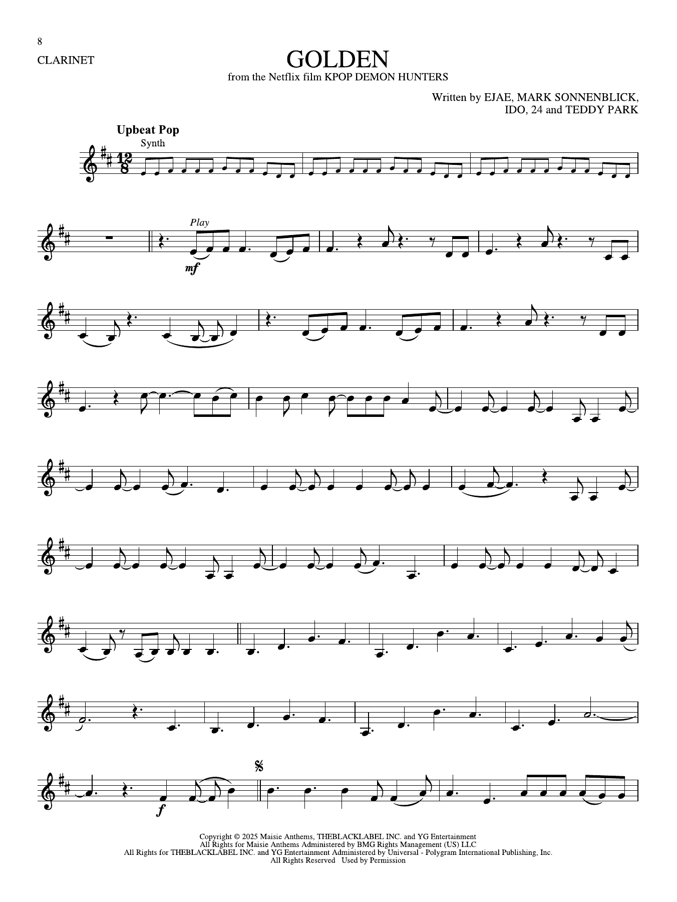 Golden (from KPop Demon Hunters)