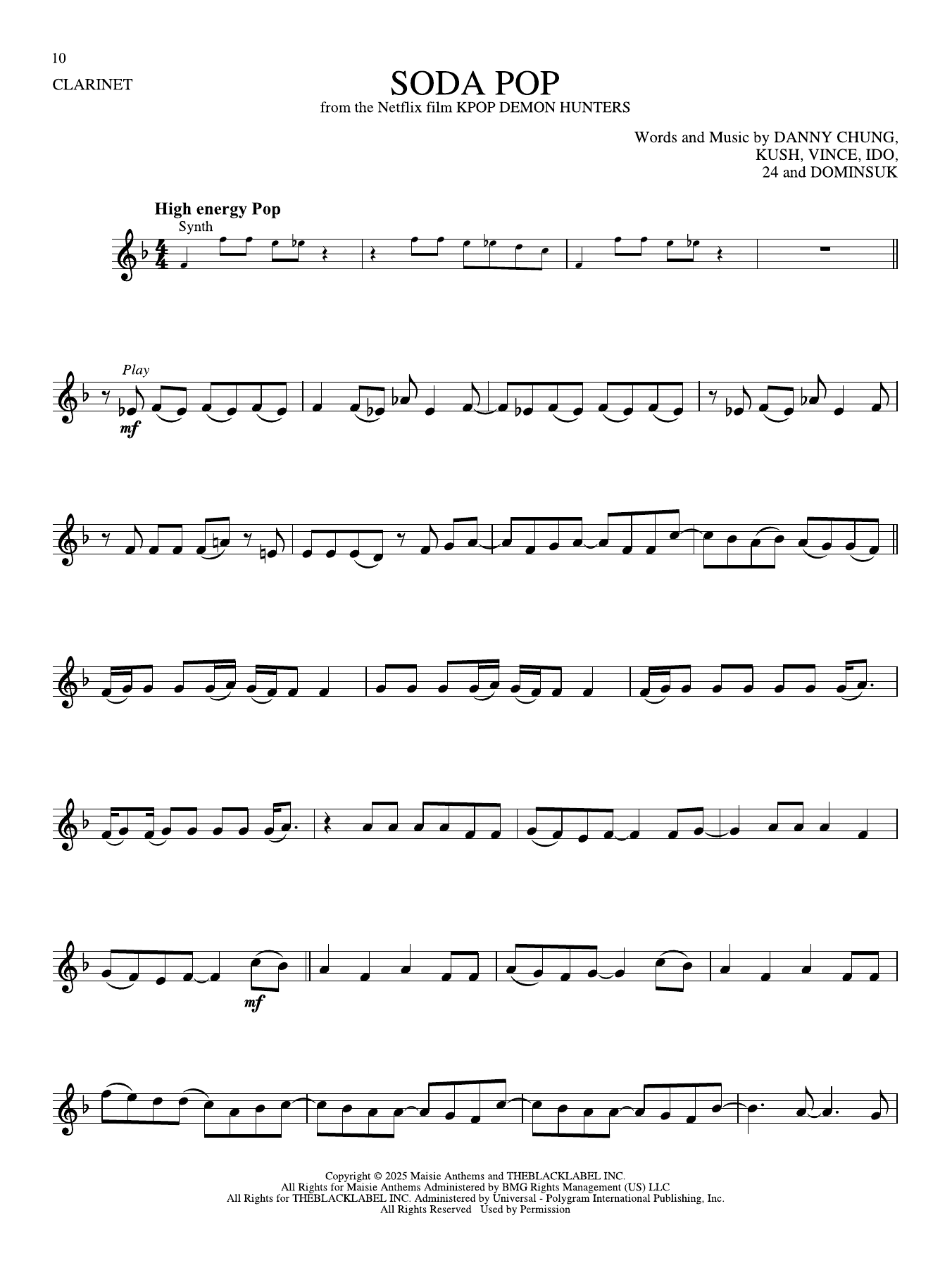 Soda Pop (from KPop Demon Hunters)