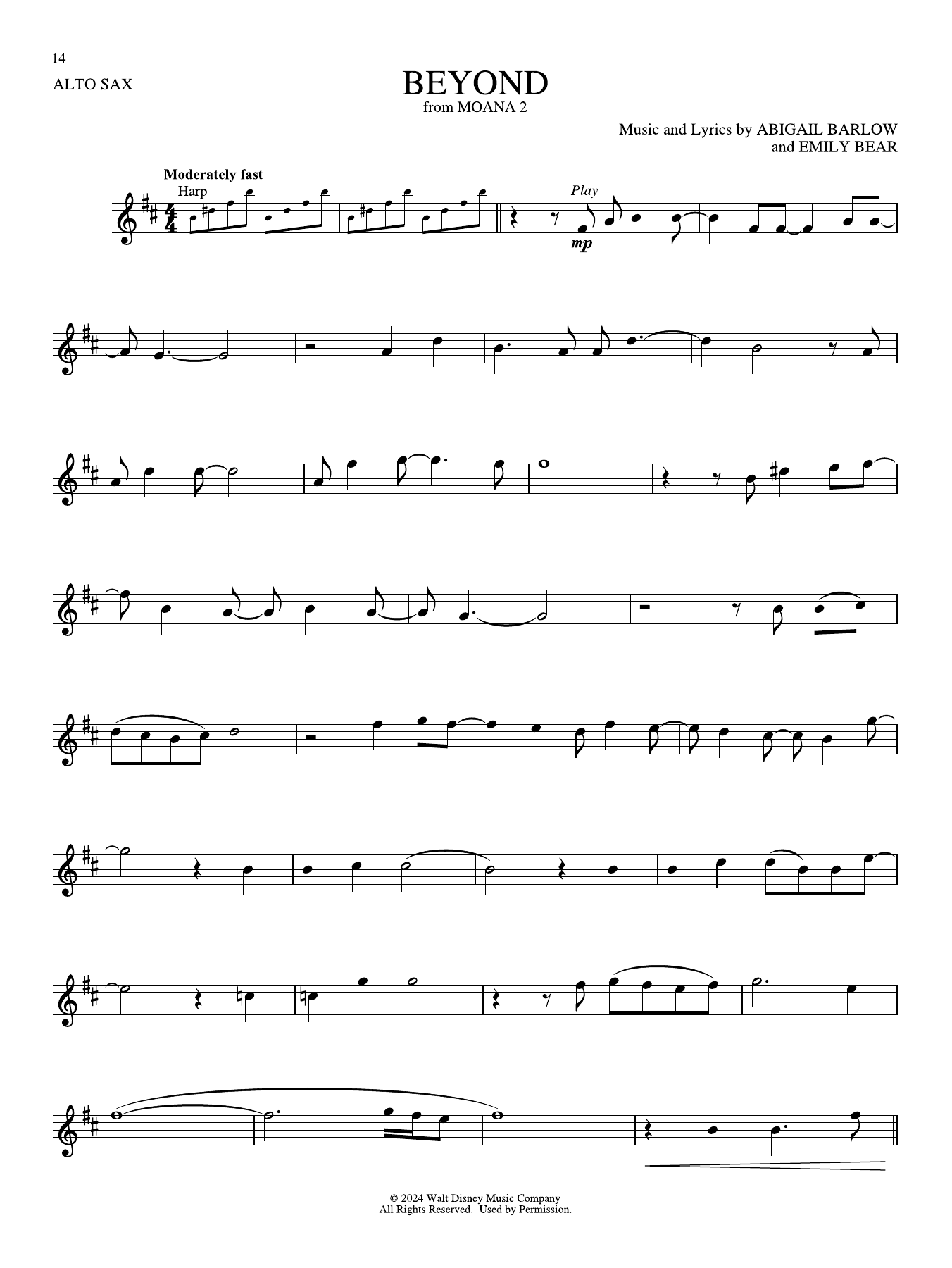 Beyond (from Moana 2)