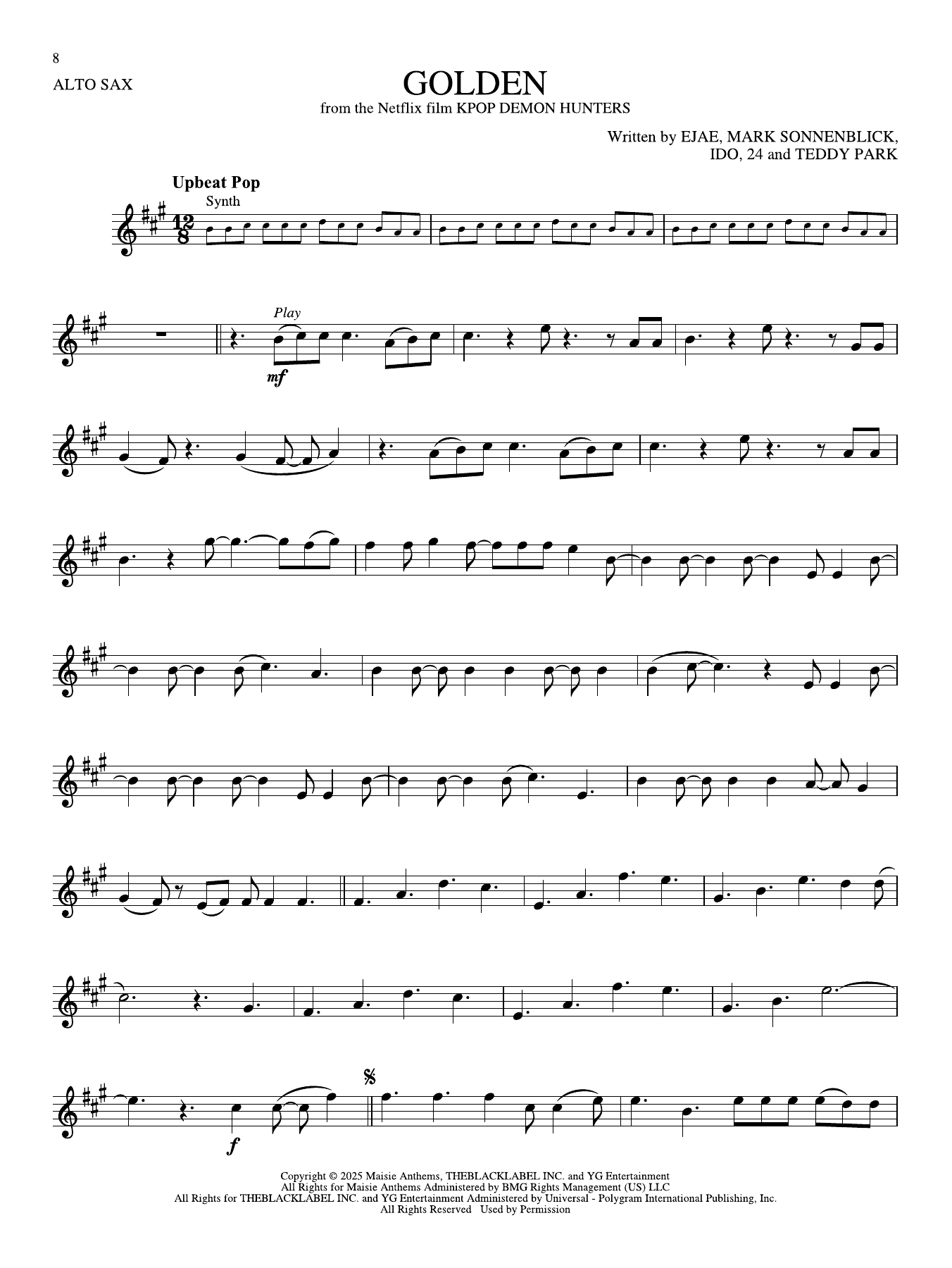 Golden (from KPop Demon Hunters)