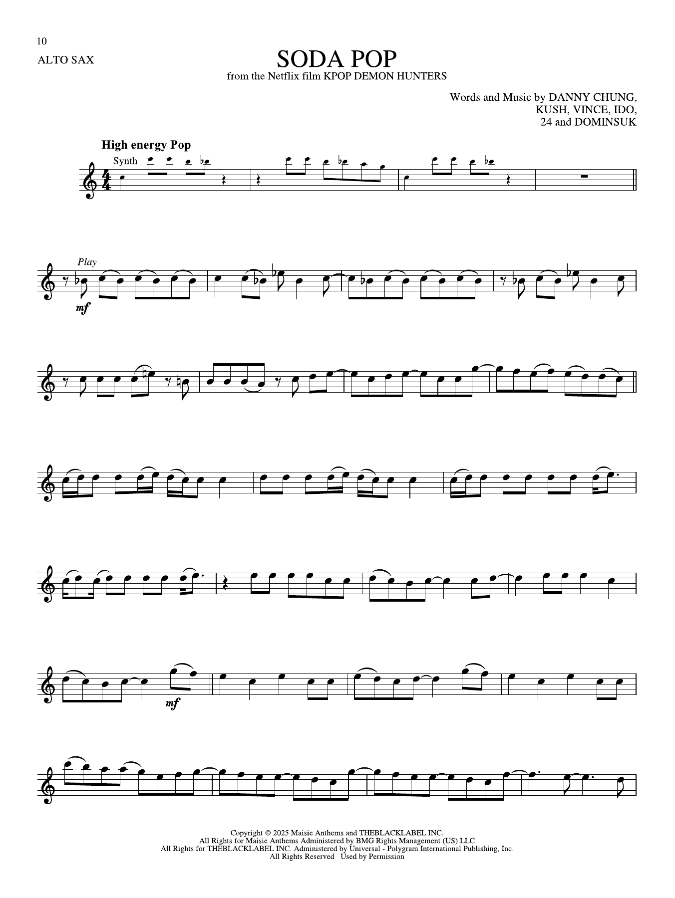 Soda Pop (from KPop Demon Hunters)