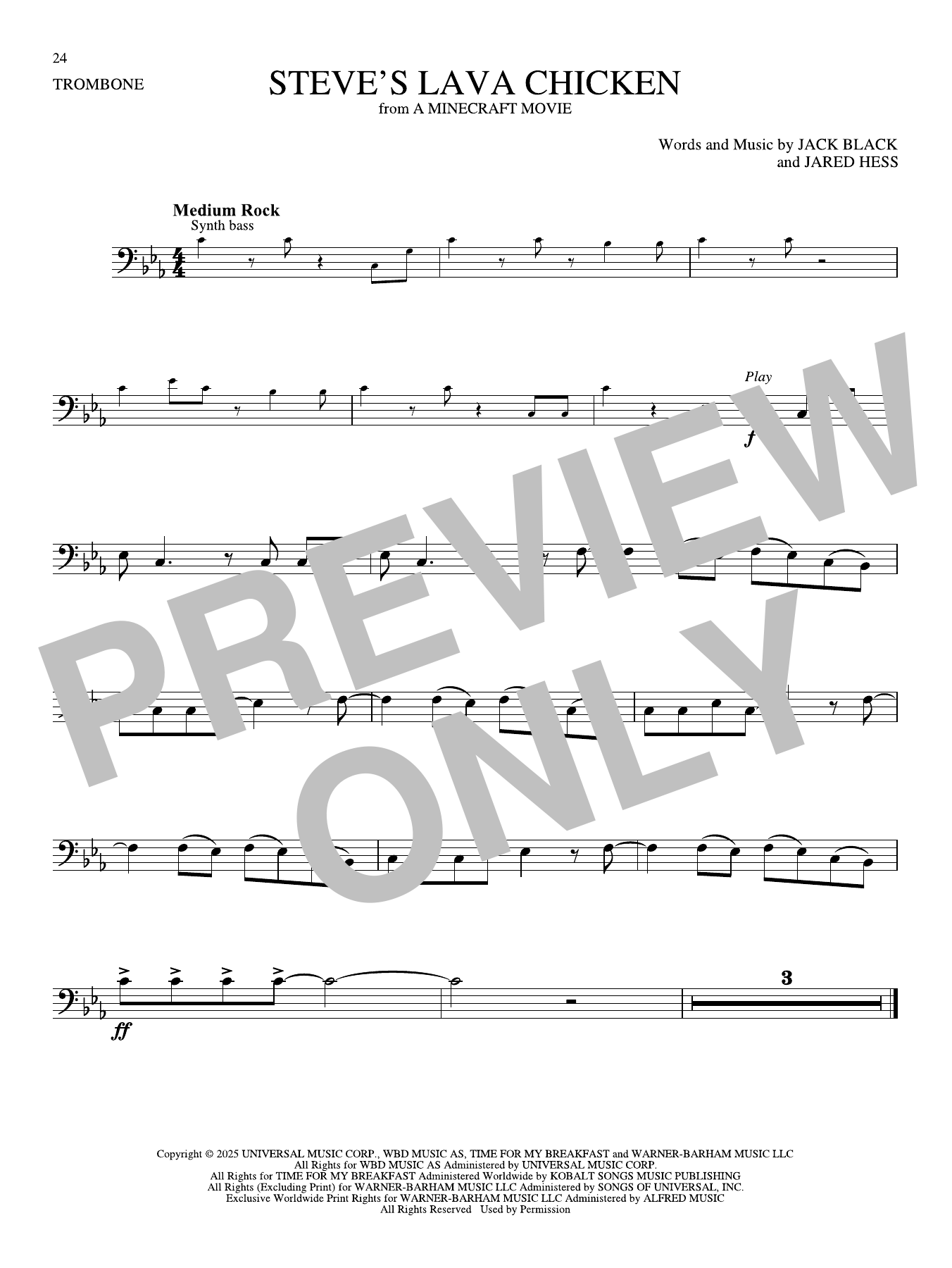 Steve's Lava Chicken (from A Minecraft Movie)