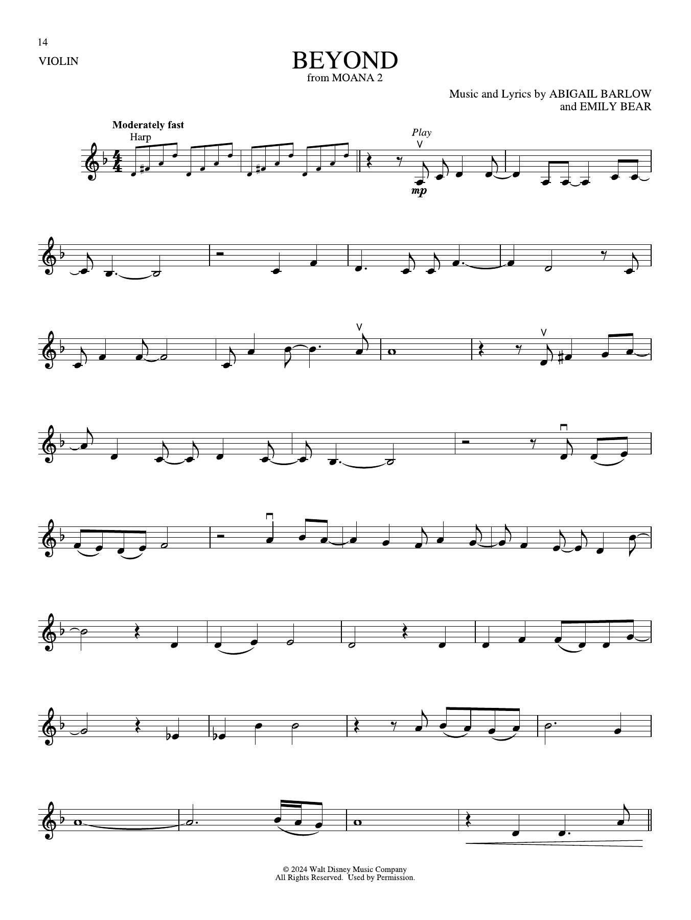 Beyond (from Moana 2)