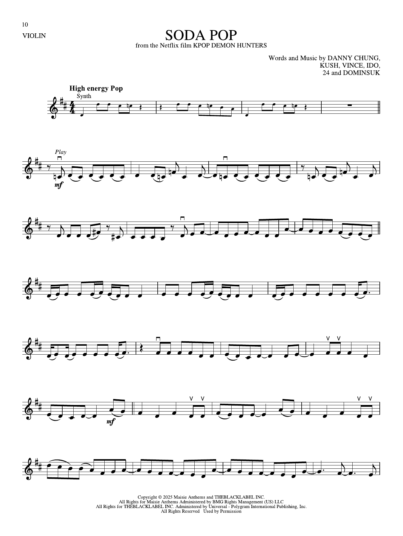 Soda Pop (from KPop Demon Hunters)